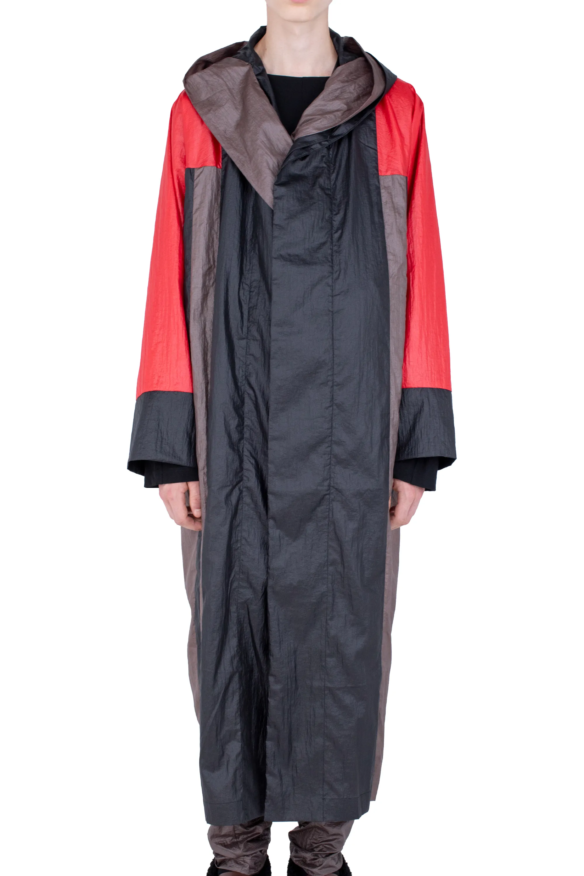 KIKO KOSTADINOV HERTEL STRIPE PARKA - GRAPHITE