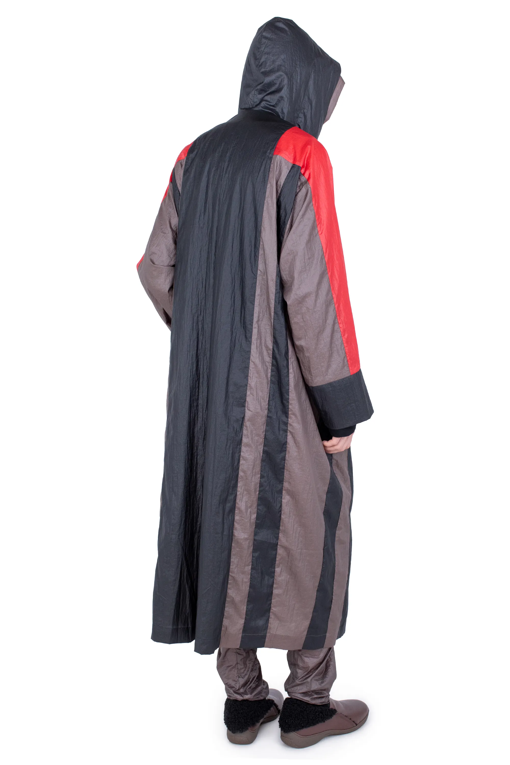 KIKO KOSTADINOV HERTEL STRIPE PARKA - GRAPHITE