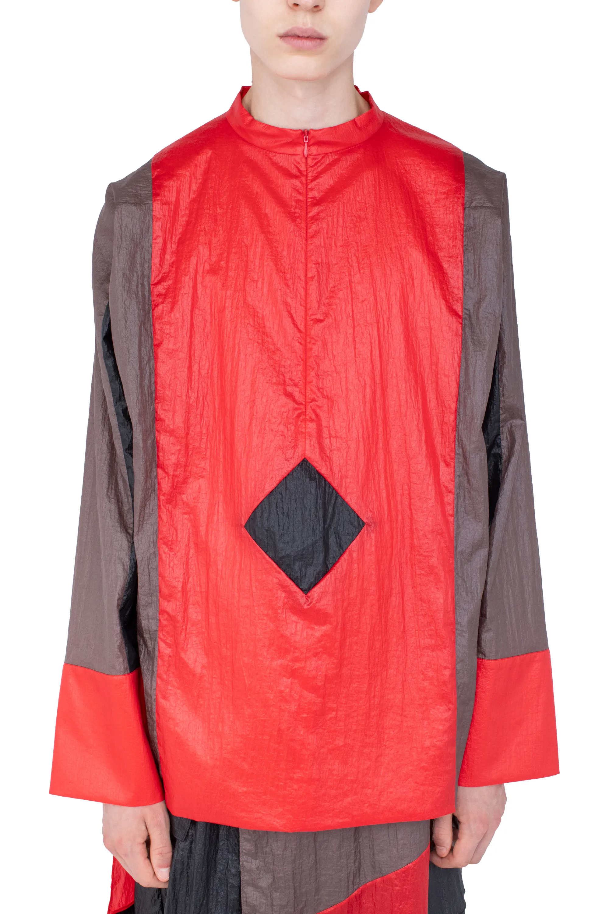 KIKO KOSTADINOV HERTEL STRIPE PULLOVER - CRIMSON