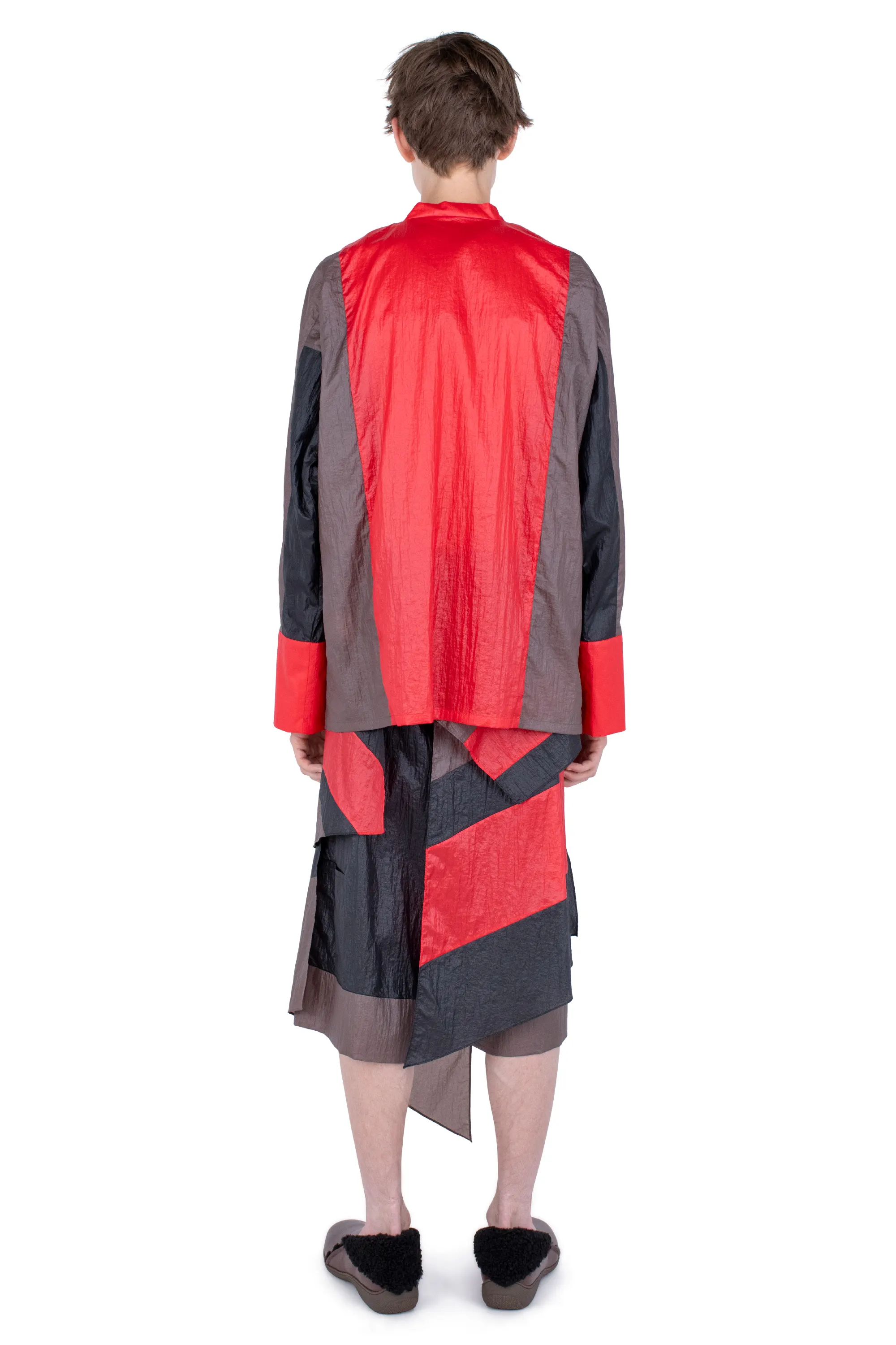 KIKO KOSTADINOV HERTEL STRIPE PULLOVER - CRIMSON