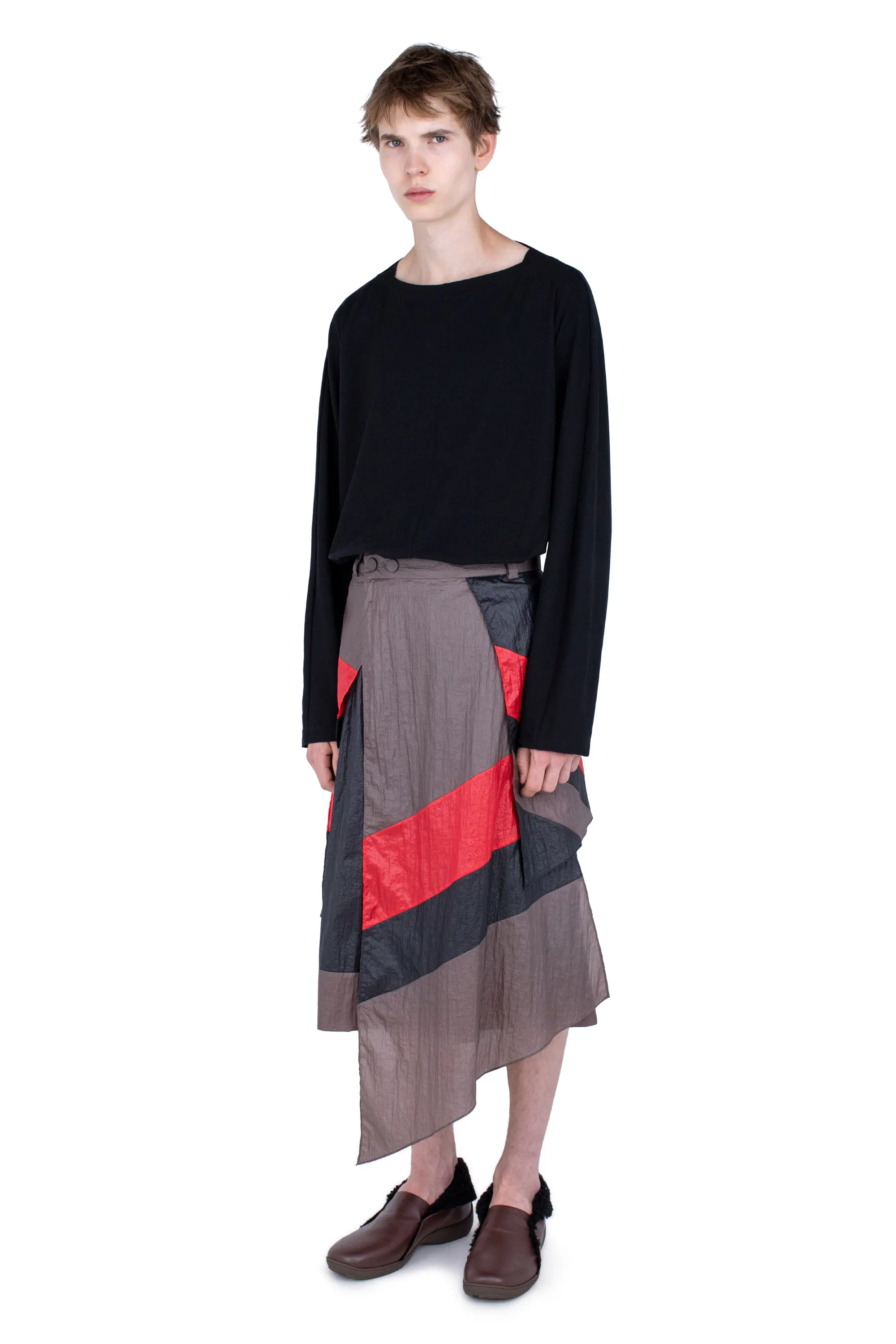 KIKO KOSTADINOV HERTEL STRIPE SHORTS - MULTI