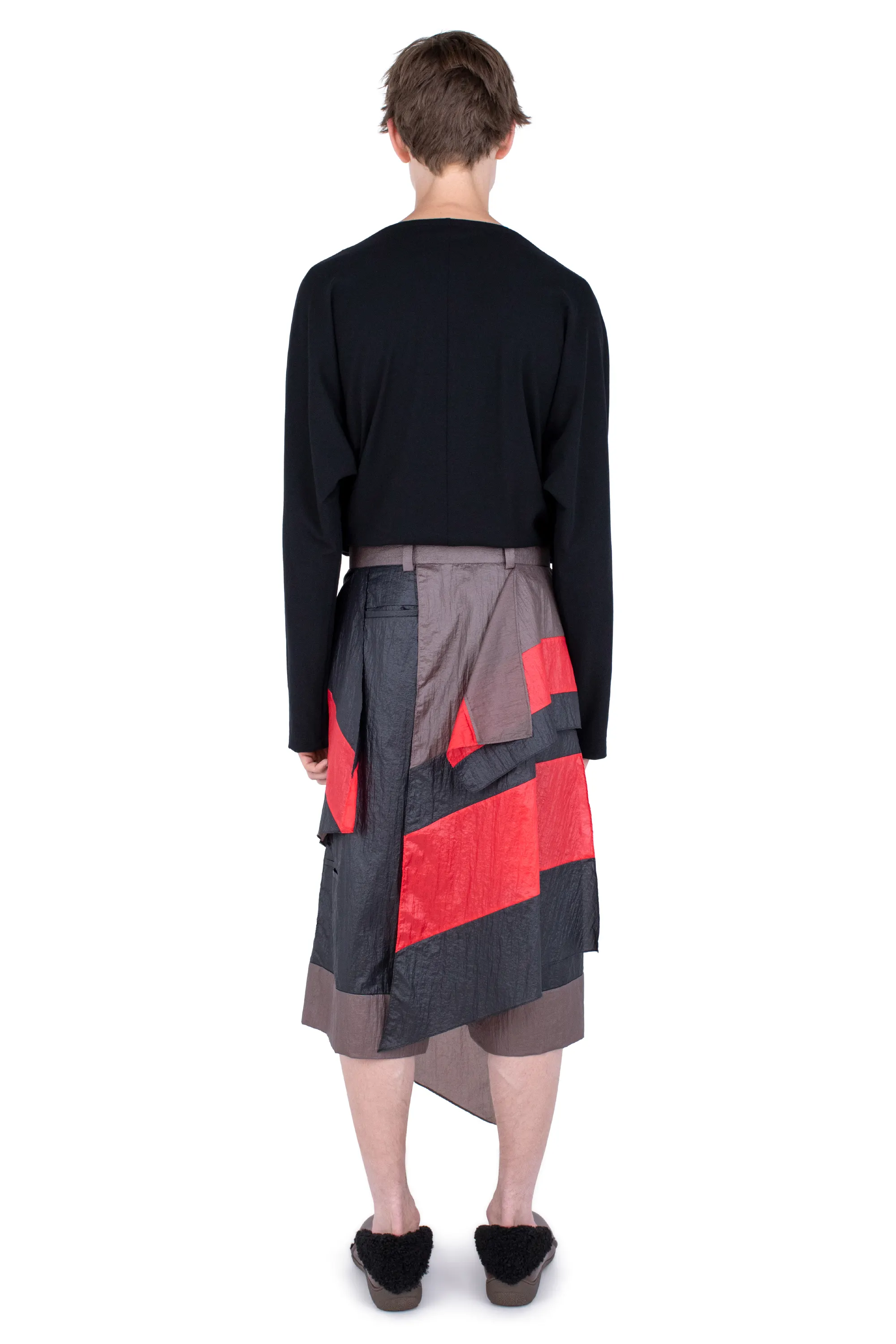 KIKO KOSTADINOV HERTEL STRIPE SHORTS - MULTI
