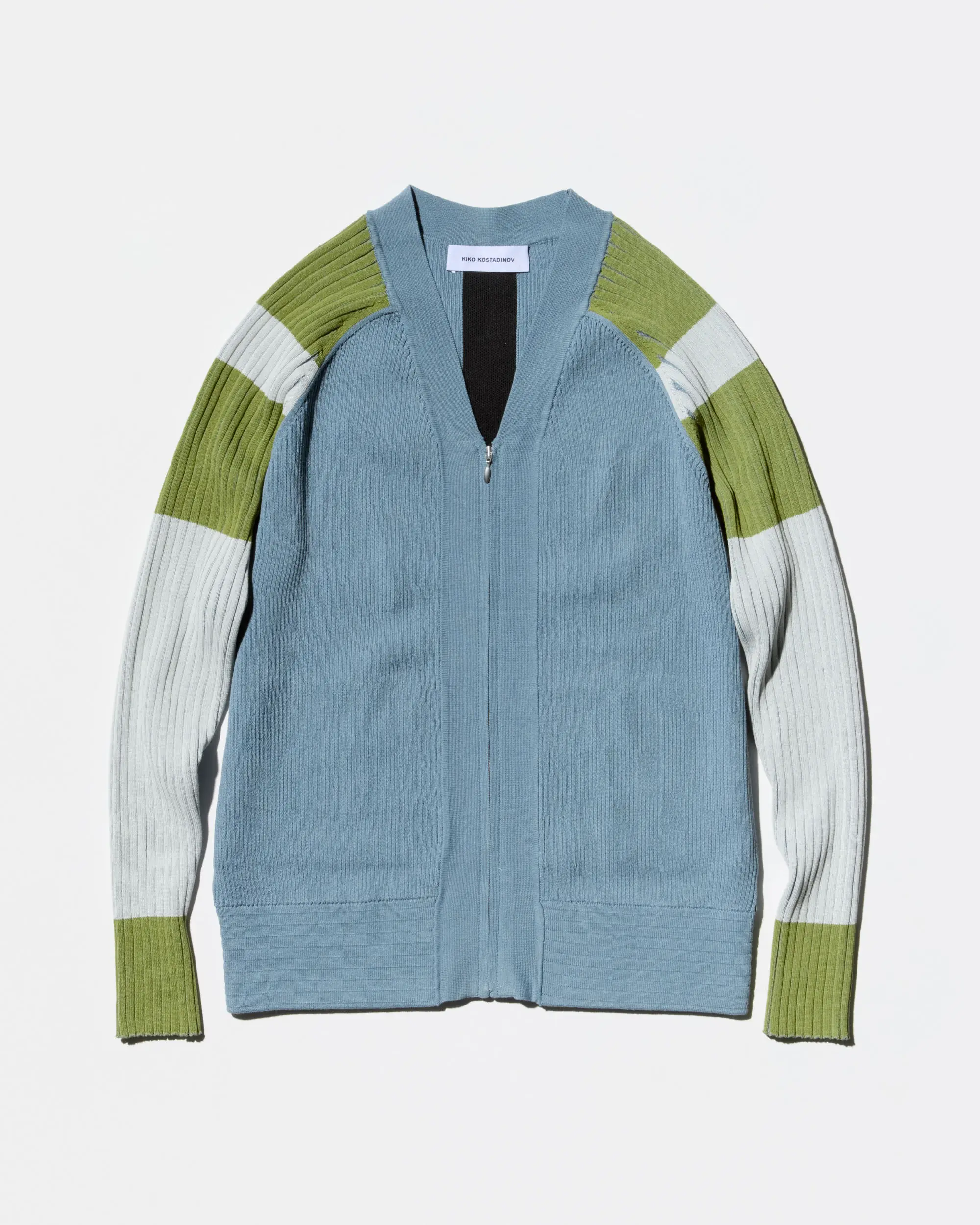 KIKO KOSTADINOV INEX CARDIGAN - BLUE / IVORY / GREEN / BLACK