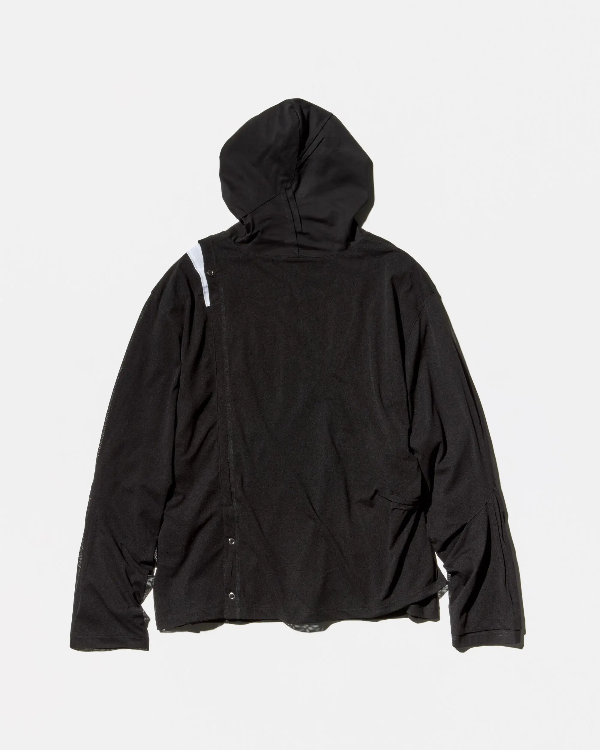 KIKO KOSTADINOV INEX HOODED TOP - BLACK / BLACK