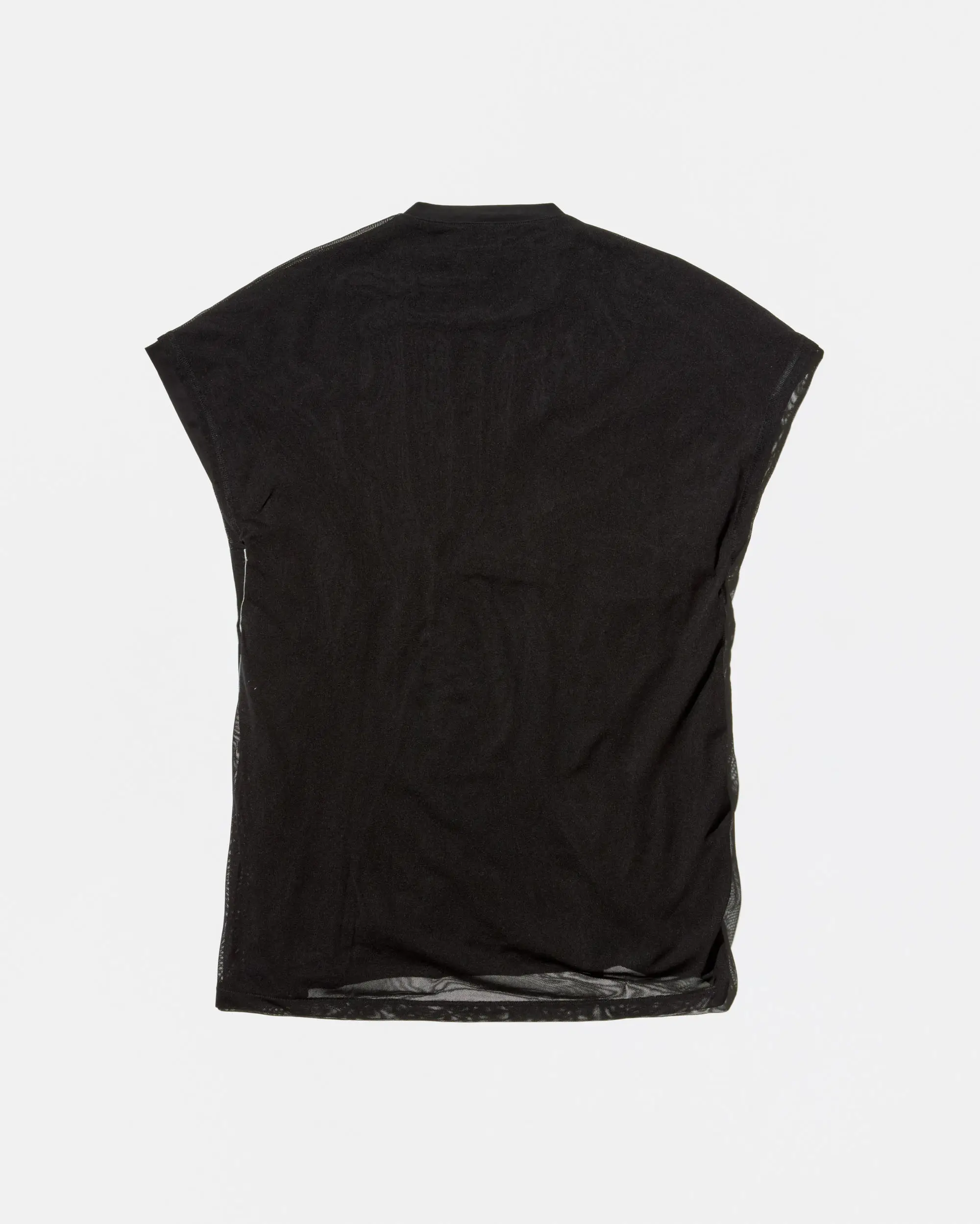 KIKO KOSTADINOV INEX MESH SLEEVELESS TOP - BLACK / BLACK