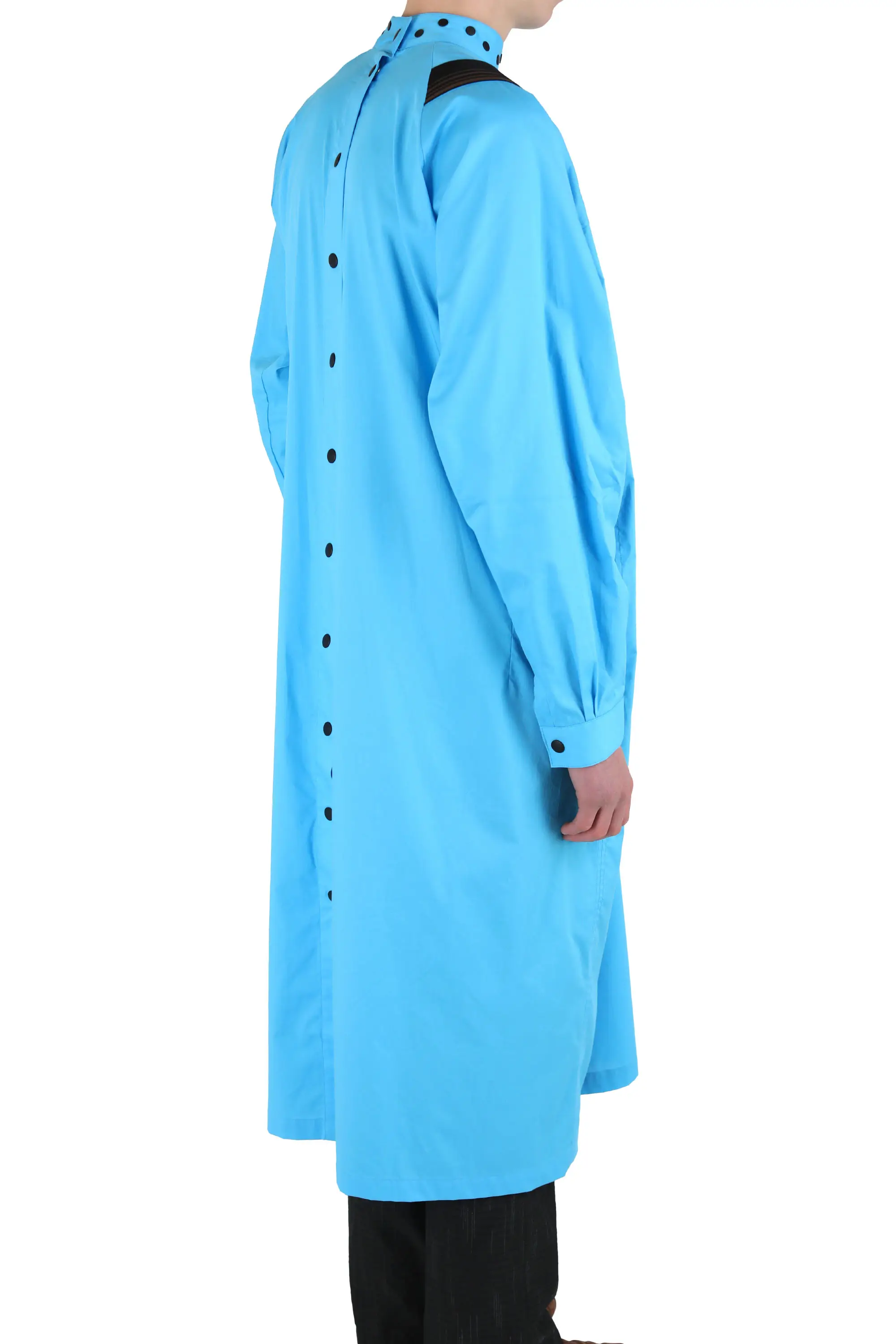 KIKO KOSTADINOV INEX SNAP LONG SHIRT - BLUE LUCENT