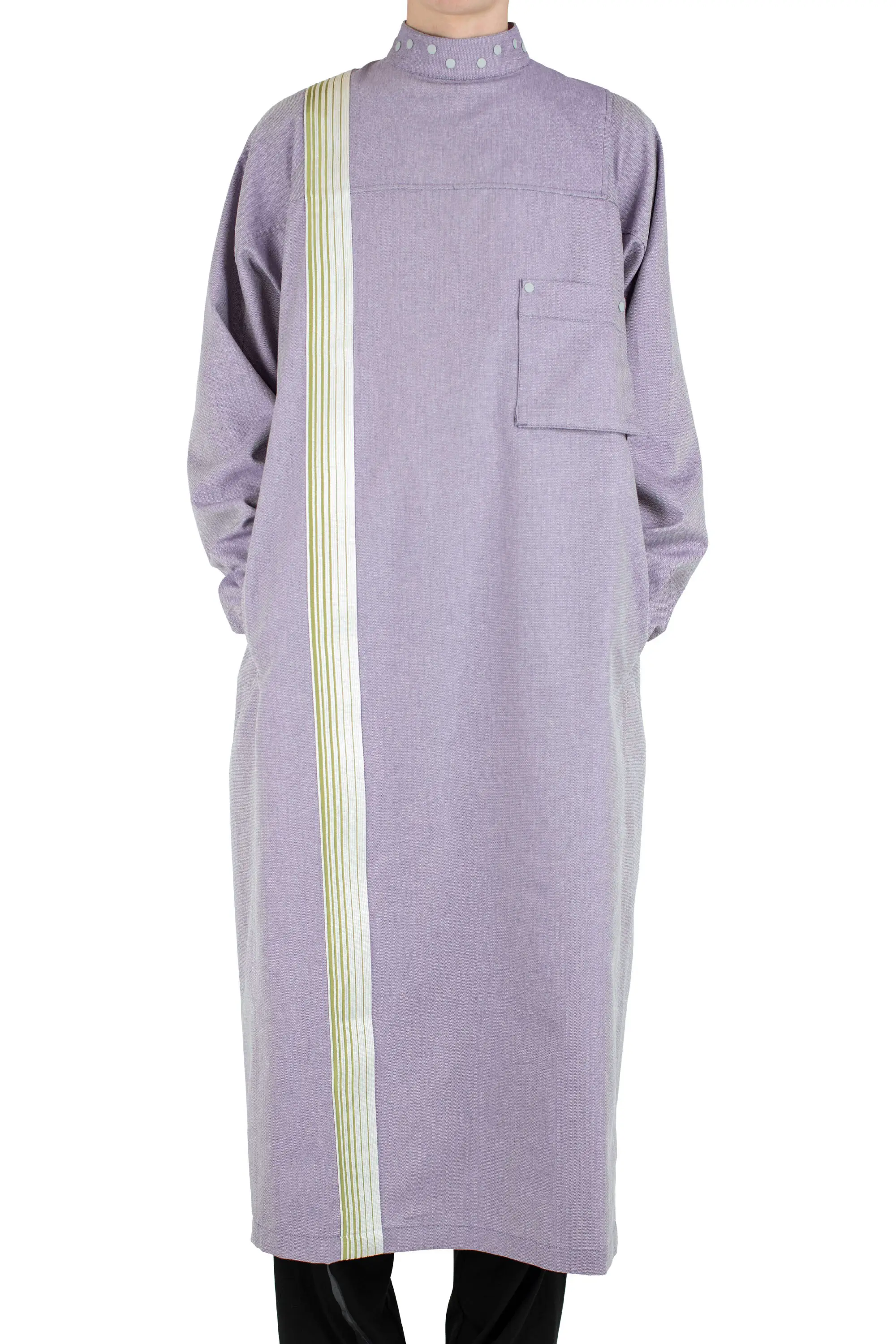 KIKO KOSTADINOV INEX SNAP LONG SHIRT - VIOLET