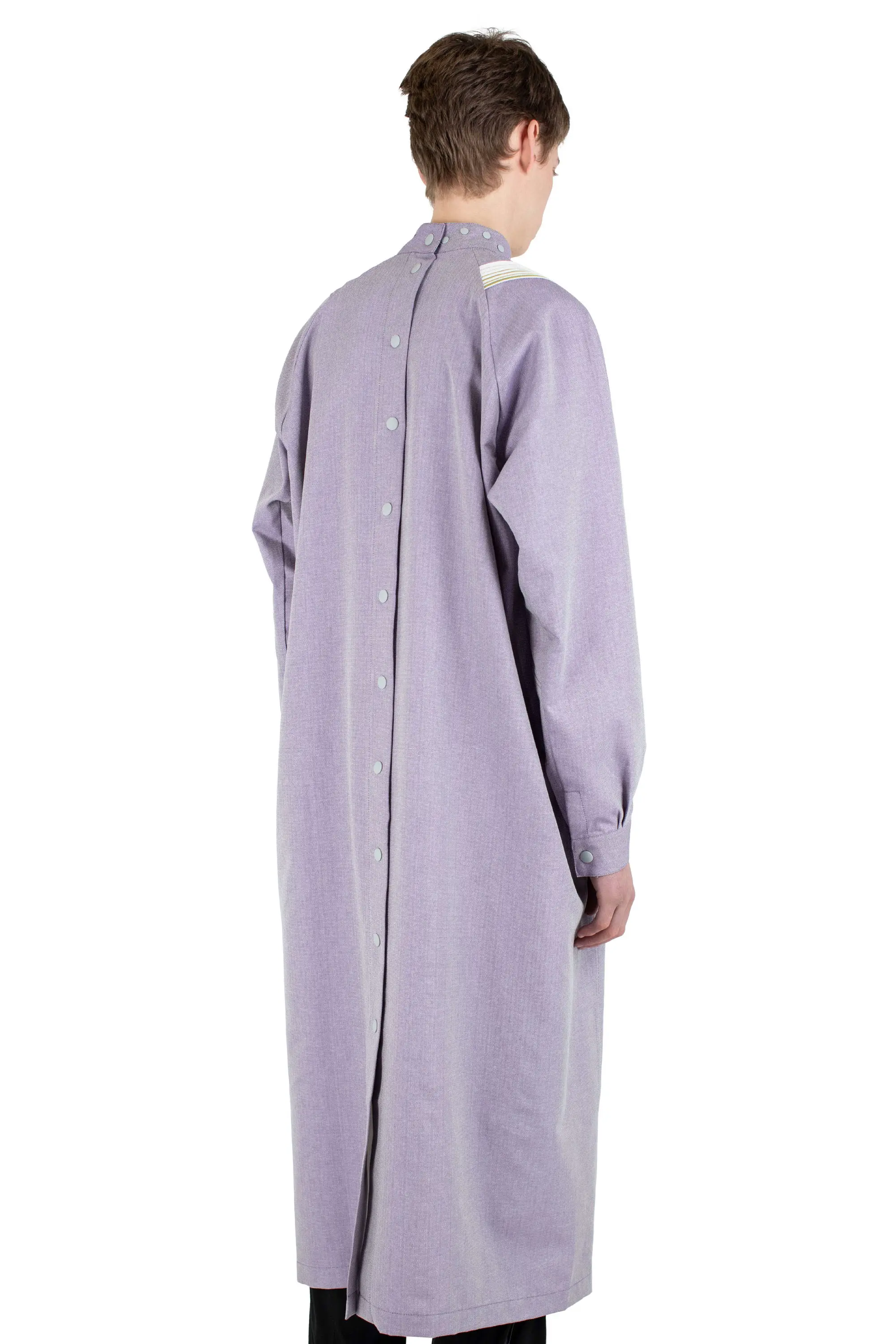 KIKO KOSTADINOV INEX SNAP LONG SHIRT - VIOLET