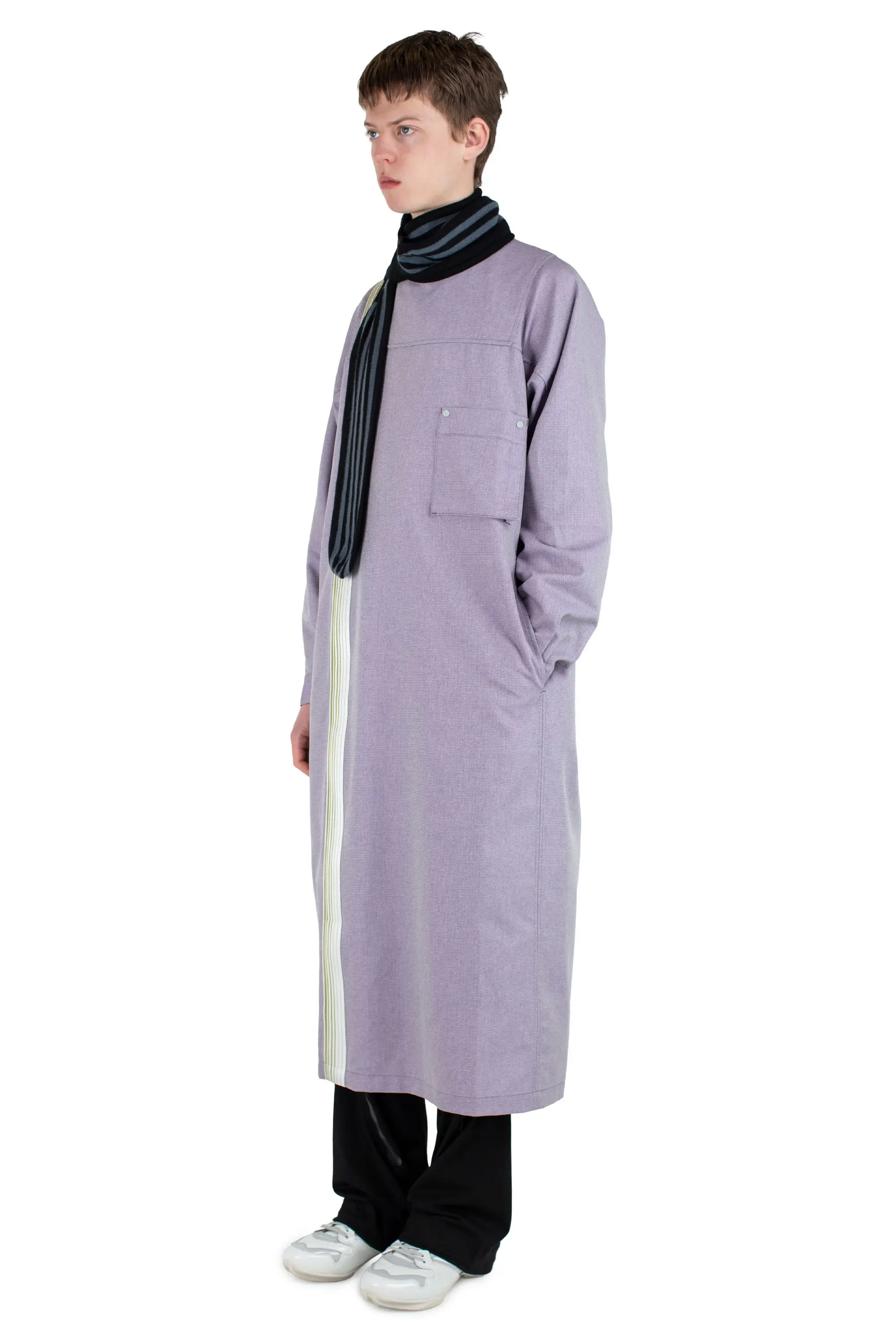 KIKO KOSTADINOV INEX SNAP LONG SHIRT - VIOLET