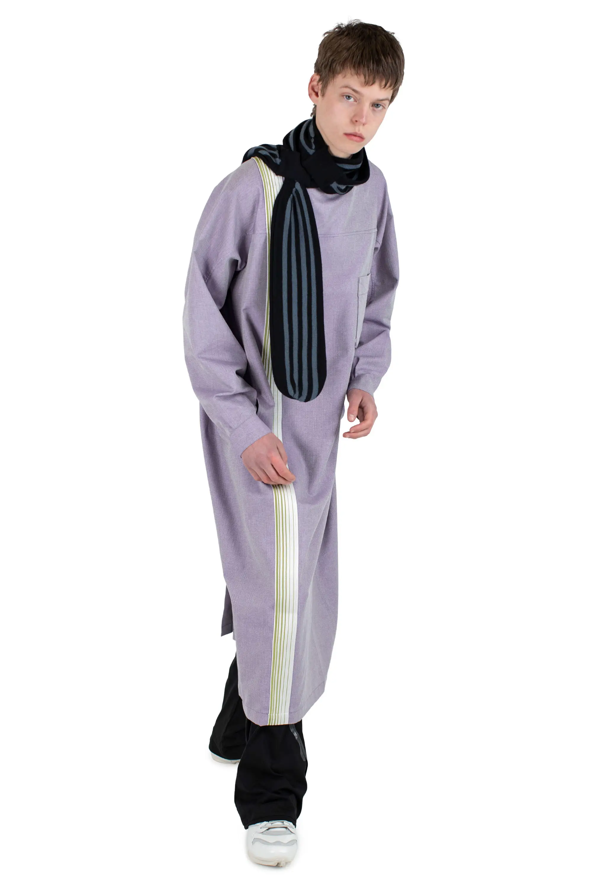 KIKO KOSTADINOV INEX SNAP LONG SHIRT - VIOLET