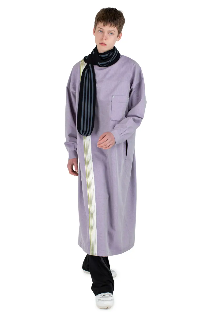 KIKO KOSTADINOV INEX SNAP LONG SHIRT - VIOLET