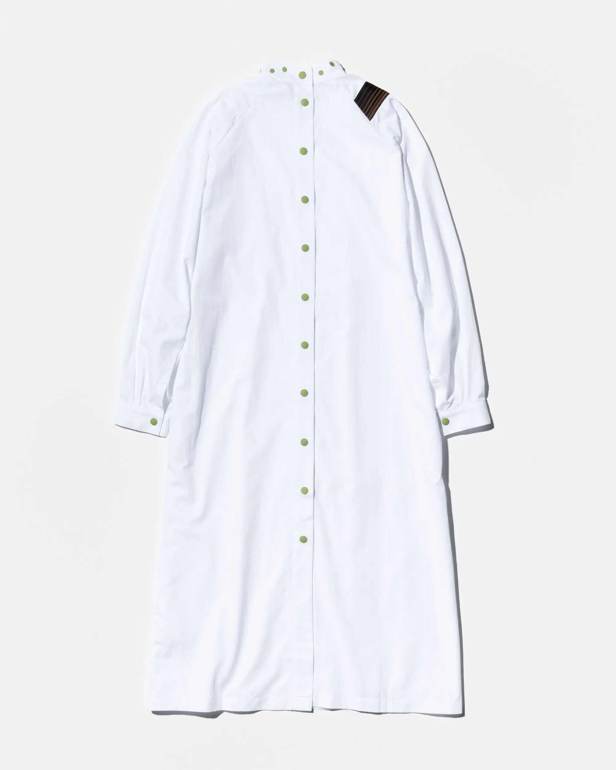 KIKO KOSTADINOV INEX SNAP LONG SHIRT - WHITE STRIPES