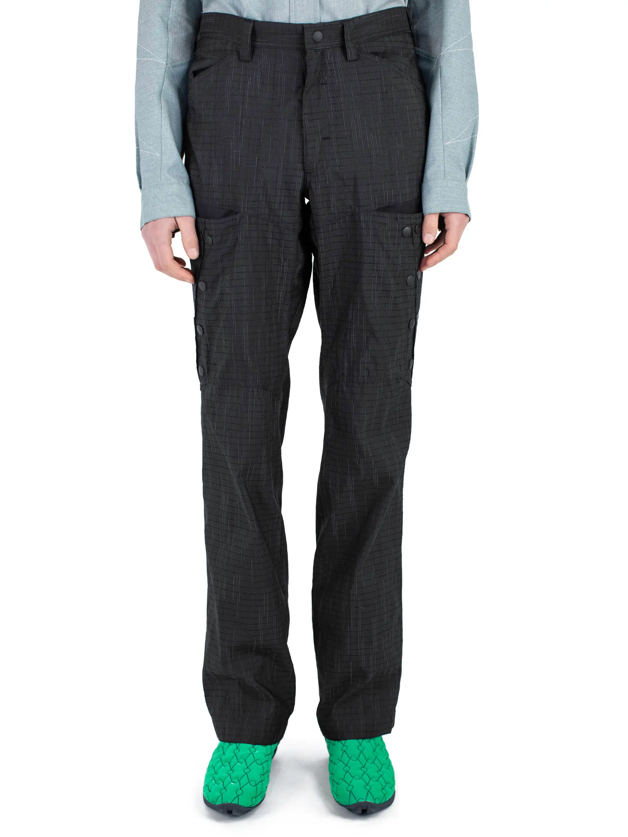 KIKO KOSTADINOV INEX SNAP TROUSER - BLACK OBSIDIAN / BLACK SABLE