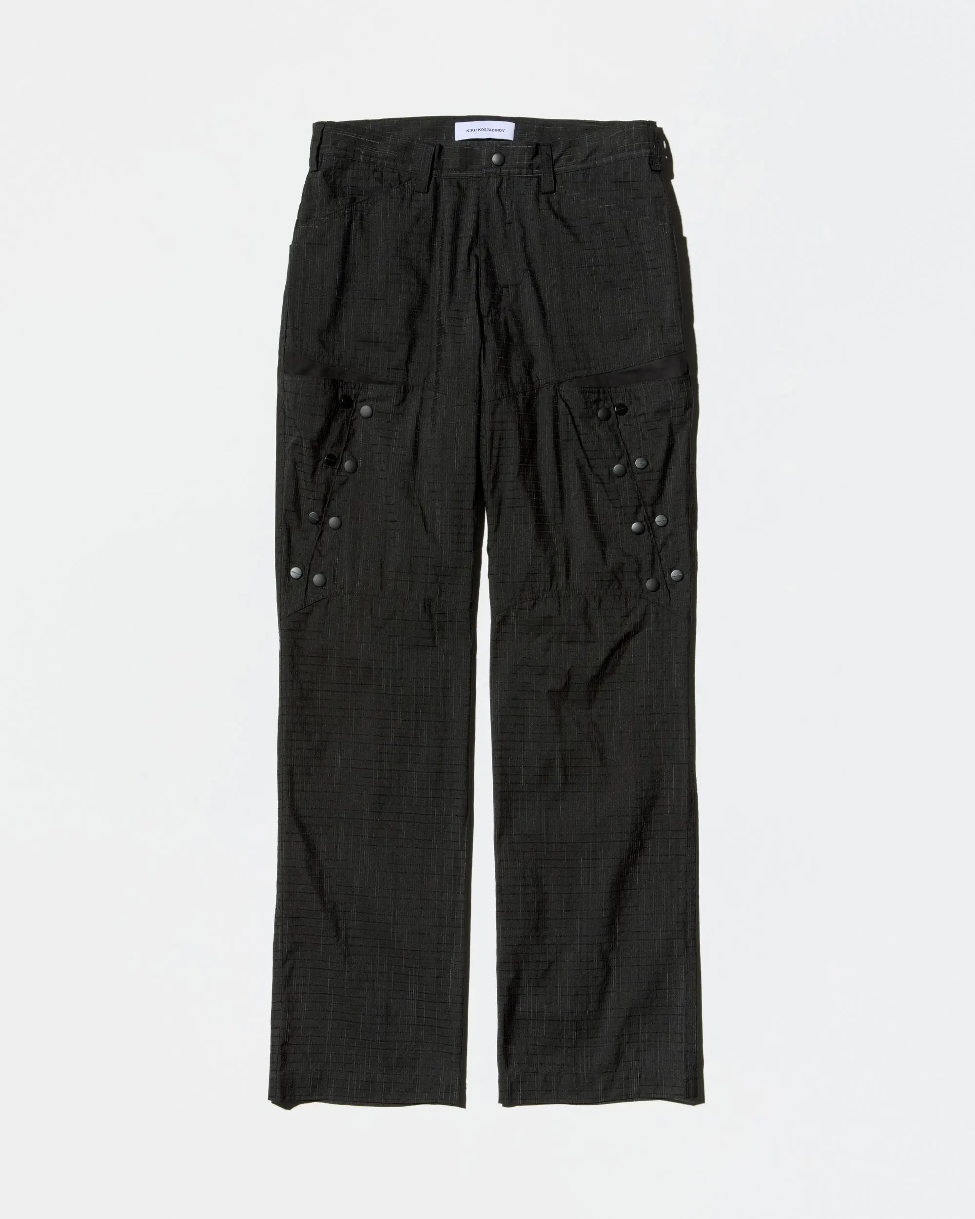 KIKO KOSTADINOV INEX SNAP TROUSER - BLACK OBSIDIAN / BLACK SABLE