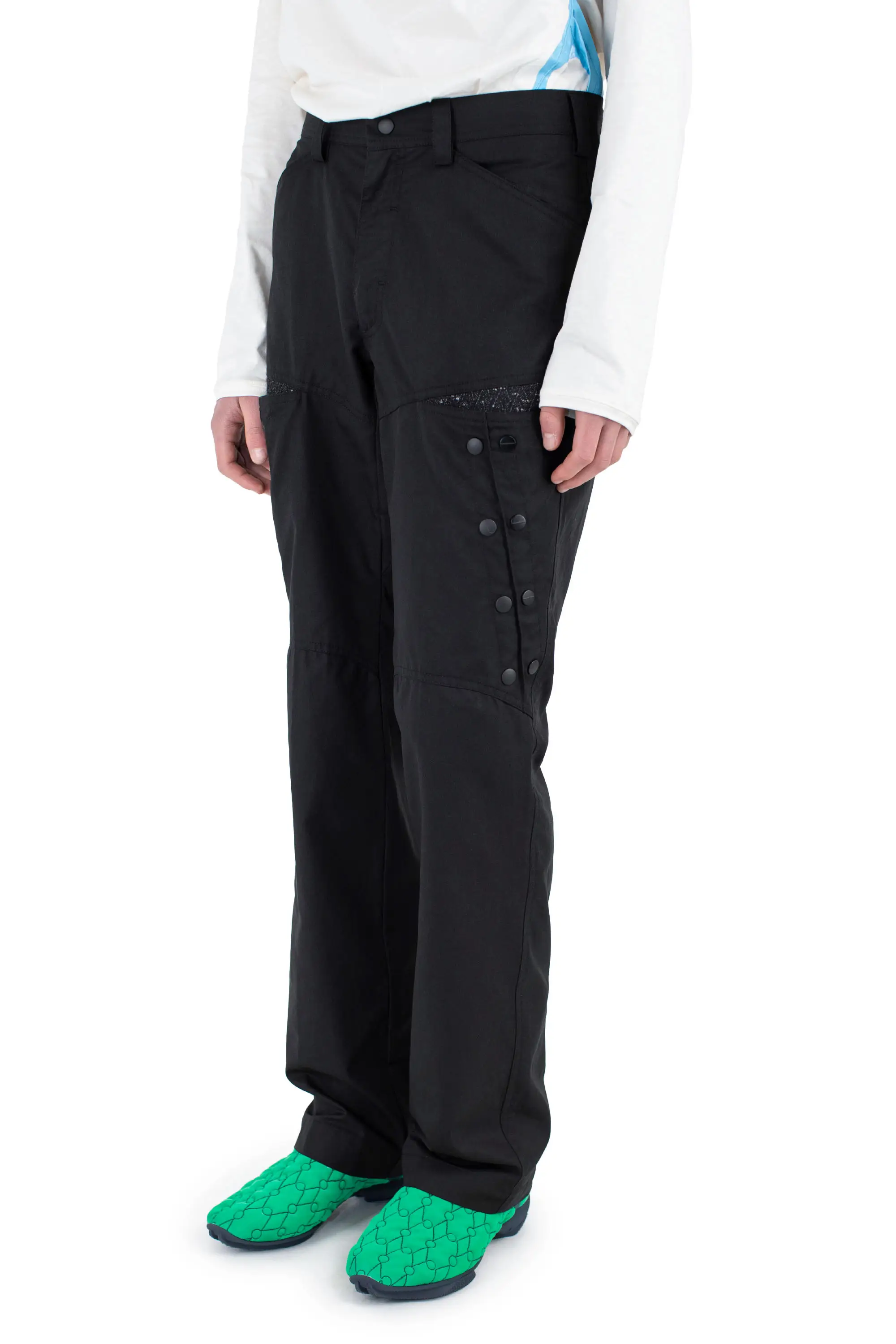 KIKO KOSTADINOV – INEX SNAP TROUSER - BLACK SABLE / ASH BLACK KIKO KOSTADINOV – INEX SNAP TROUSER - BLACK SABLE / ASH BLACK