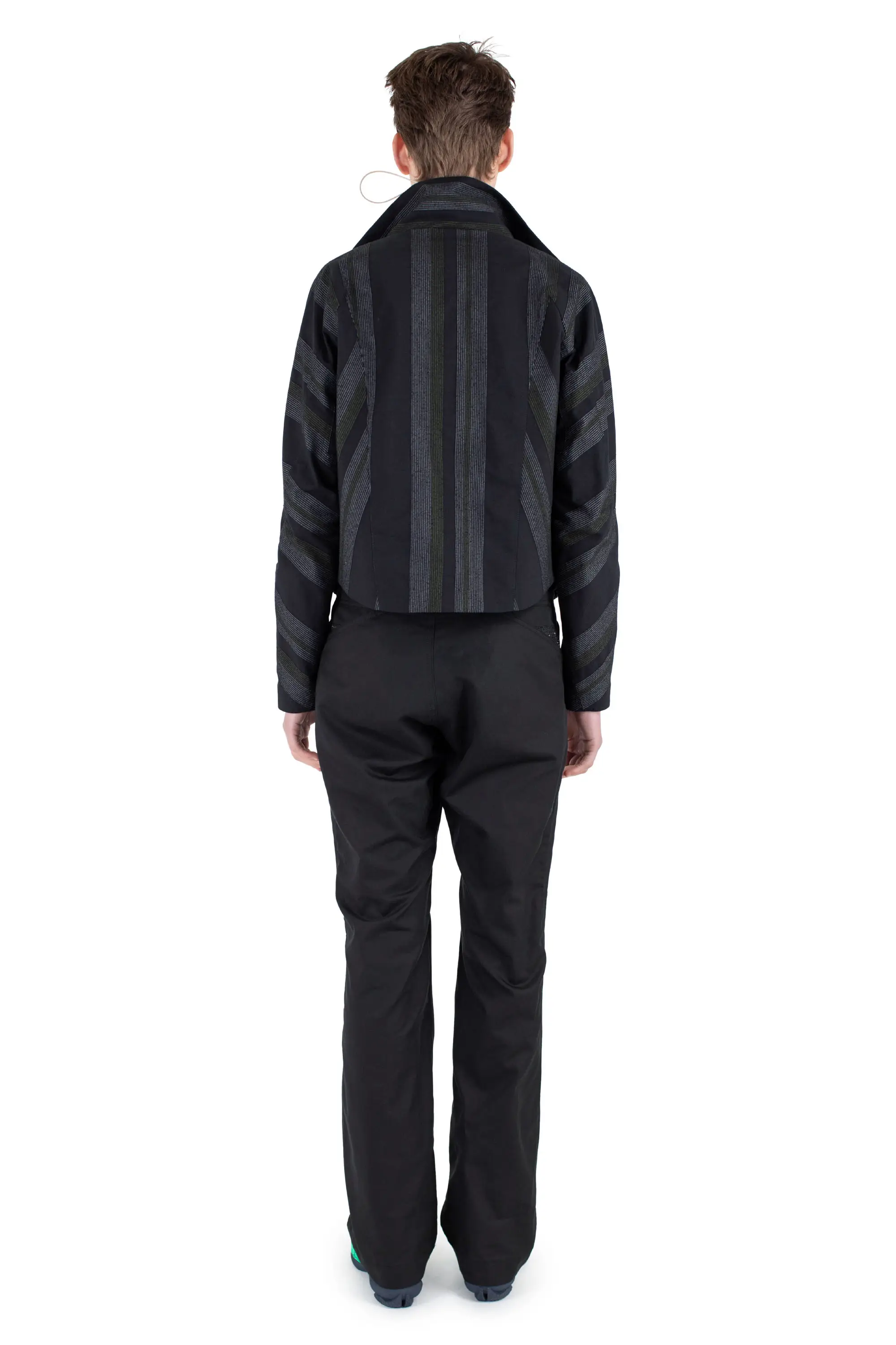 KIKO KOSTADINOV INEX SNAP TROUSER - BLACK SABLE / ASH BLACK