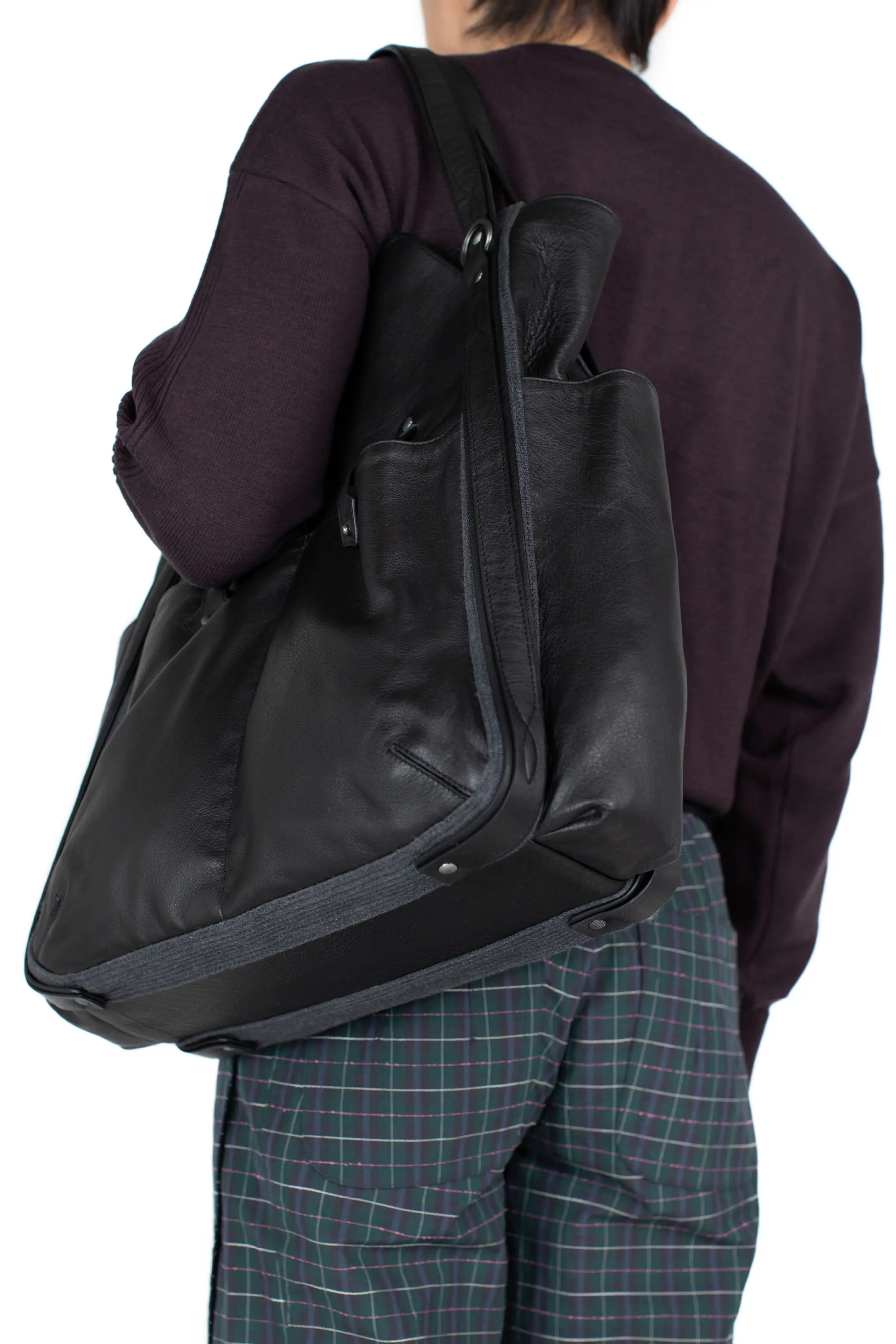 KIKO KOSTADINOV INEX TOTE BAG - BLACK OBSIDIAN