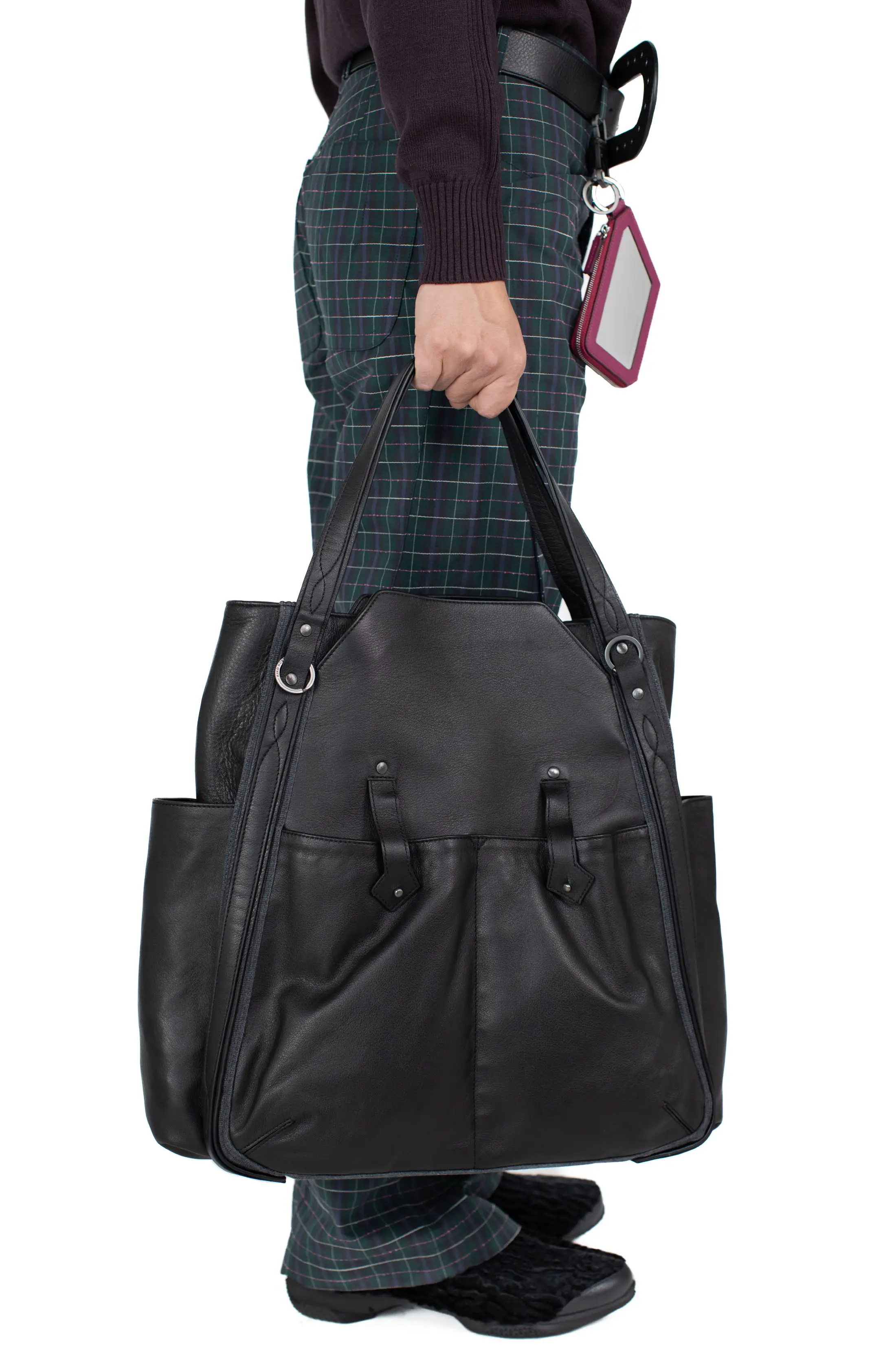 KIKO KOSTADINOV INEX TOTE BAG - BLACK OBSIDIAN