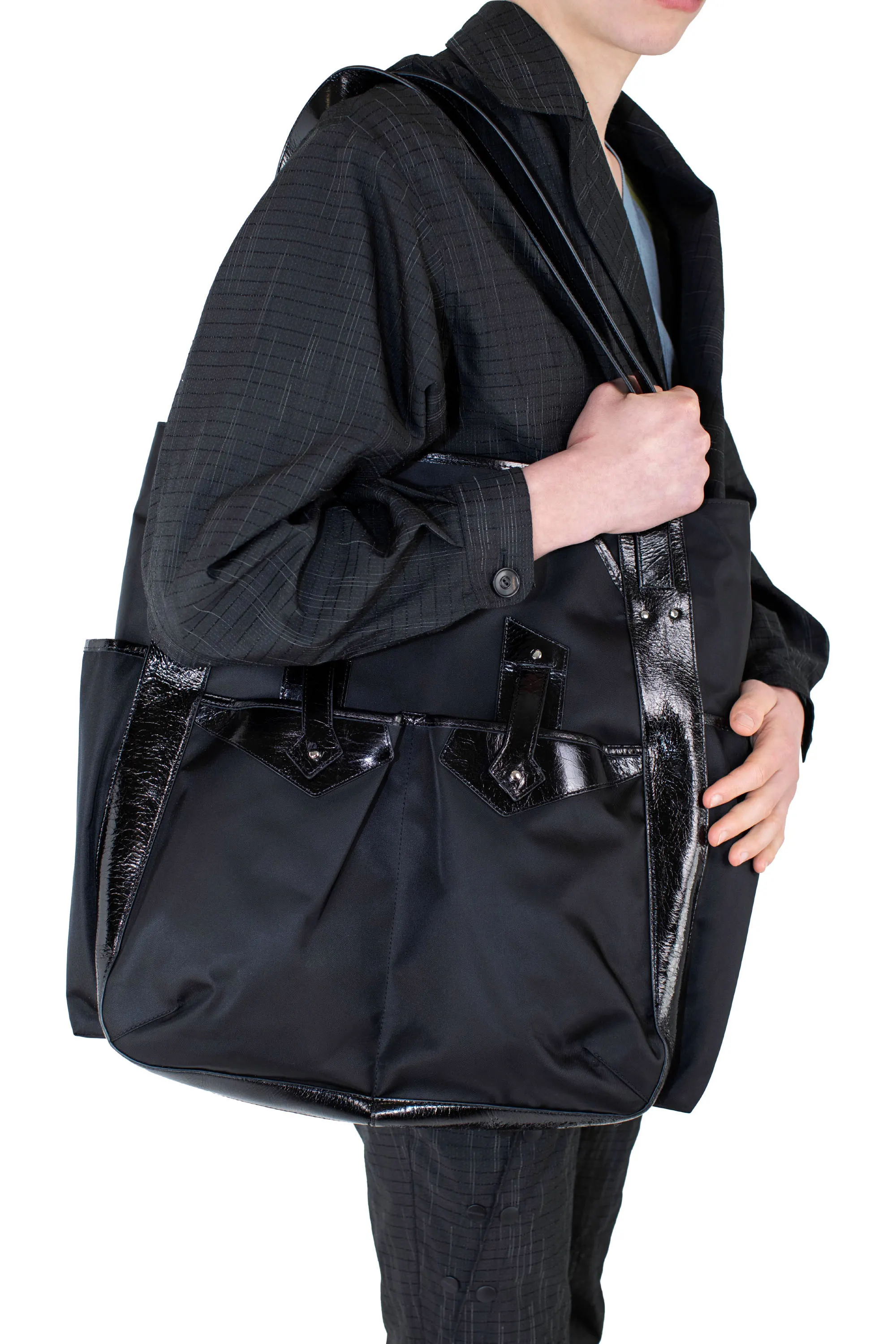 バッグ KIKO KOSTADINOV INEX TOTE BAG - BLACK Kiko Kostadinov Inex Tote Bag | Black | FARFETCH