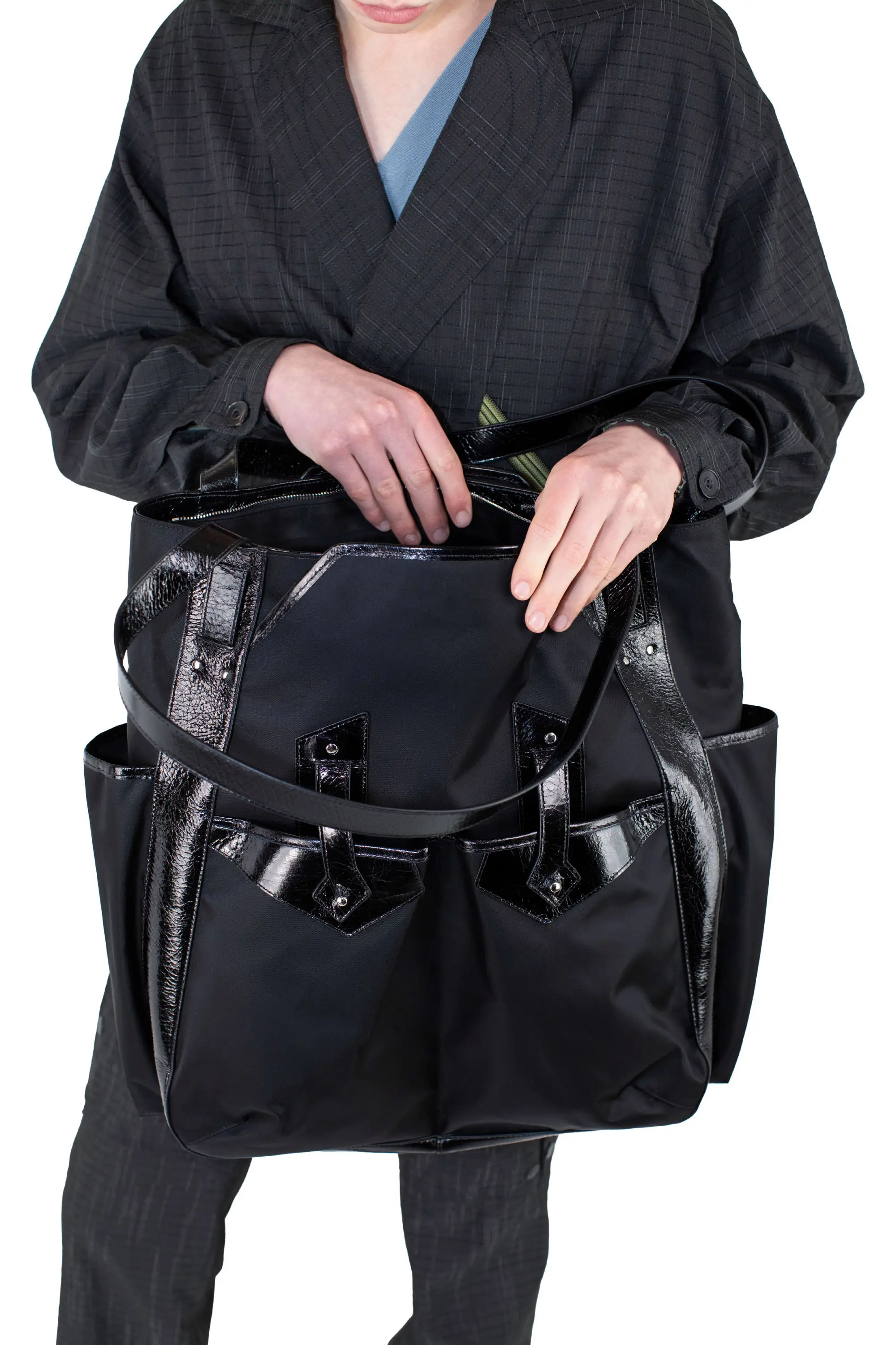KIKO KOSTADINOV – INEX TOTE BAG - BLACK KIKO KOSTADINOV – INEX TOTE BAG - BLACK