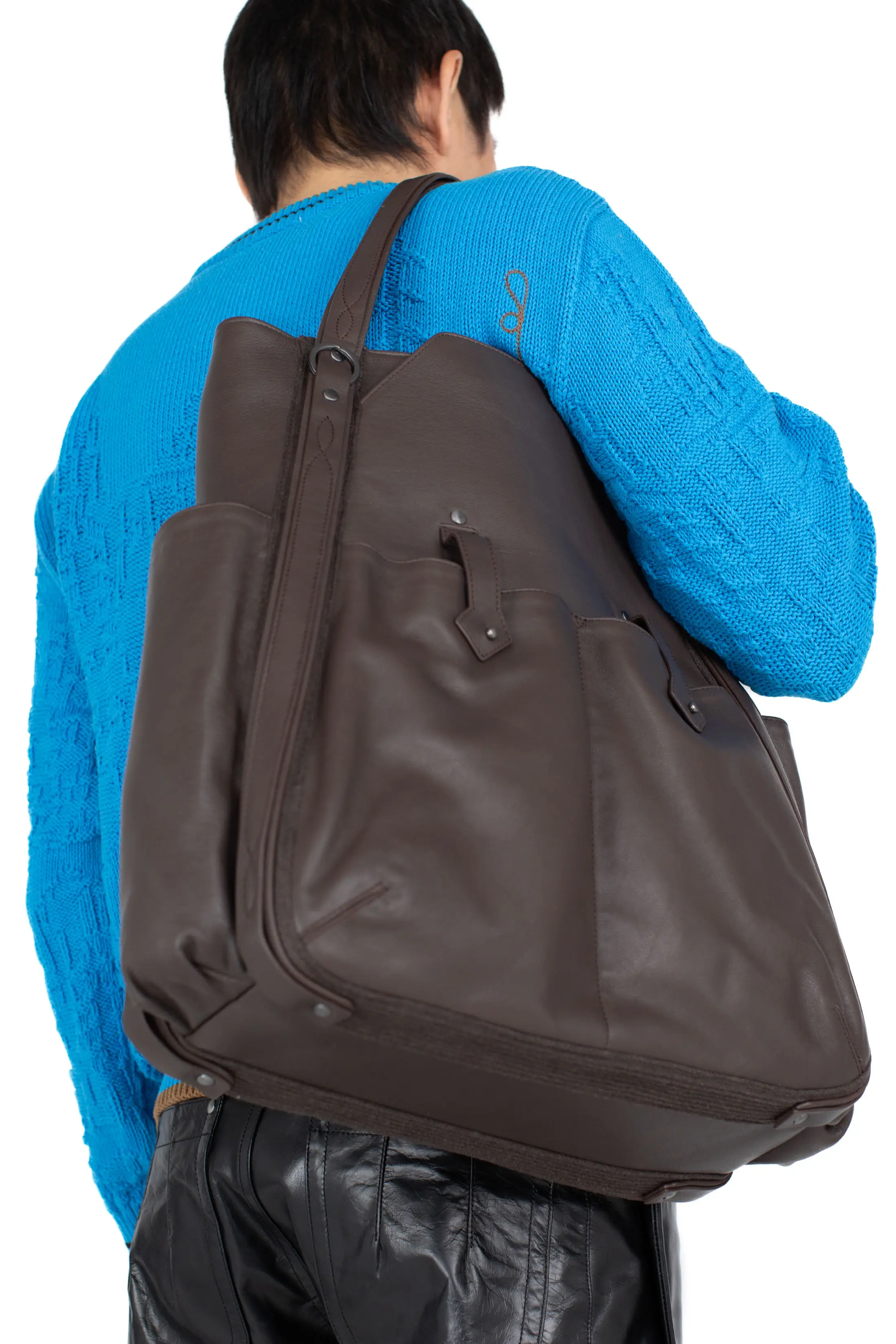 KIKO KOSTADINOV INEX TOTE BAG - CHOCOLATE