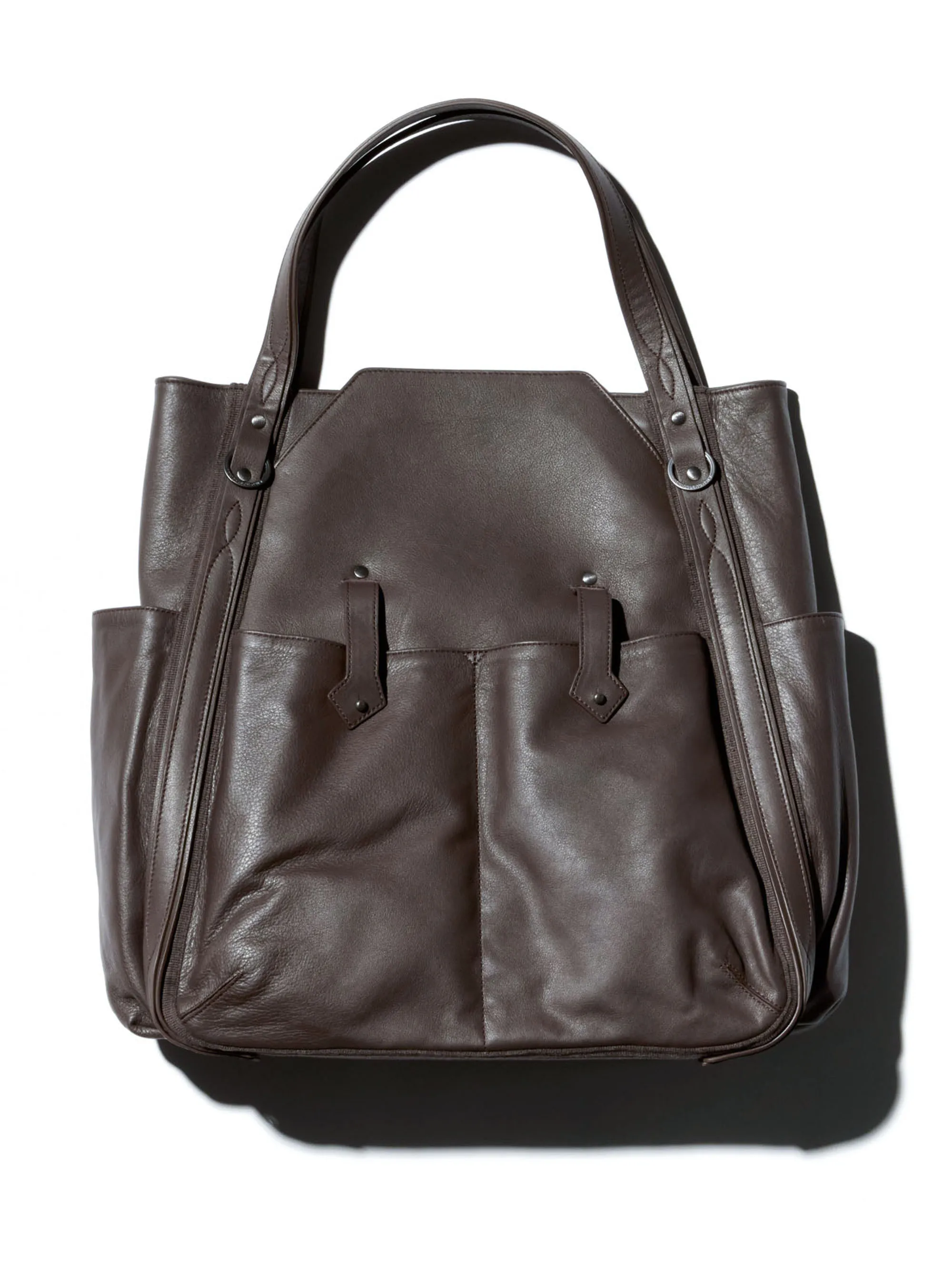KIKO KOSTADINOV INEX TOTE BAG - CHOCOLATE