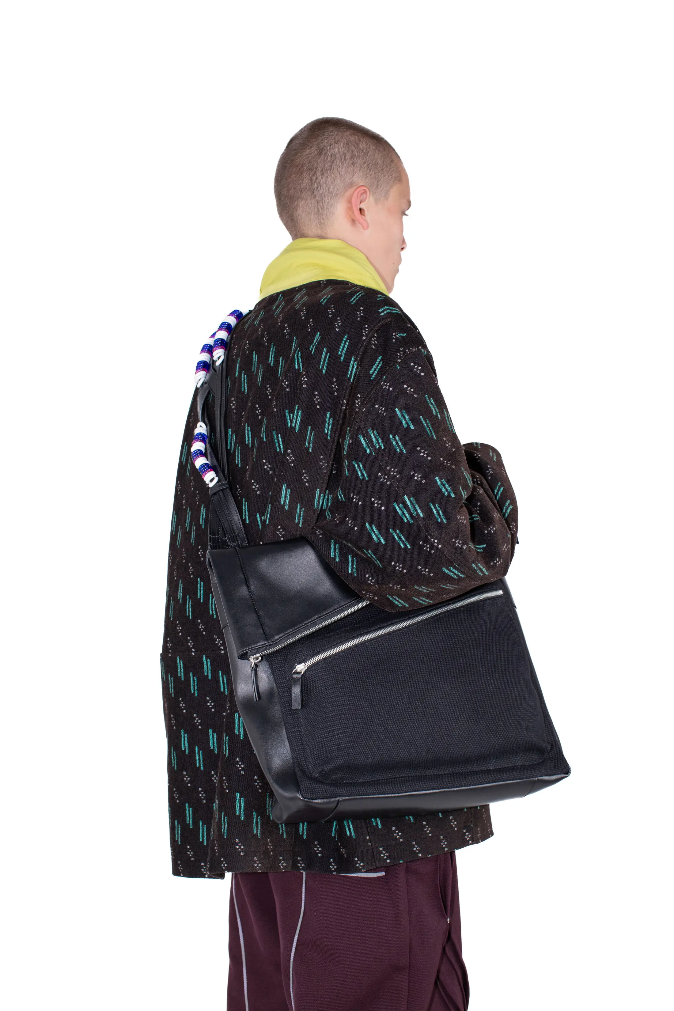 KIKO KOSTADINOV JAROCKA SHOULDER BAG - BLACK / MIDNIGHT