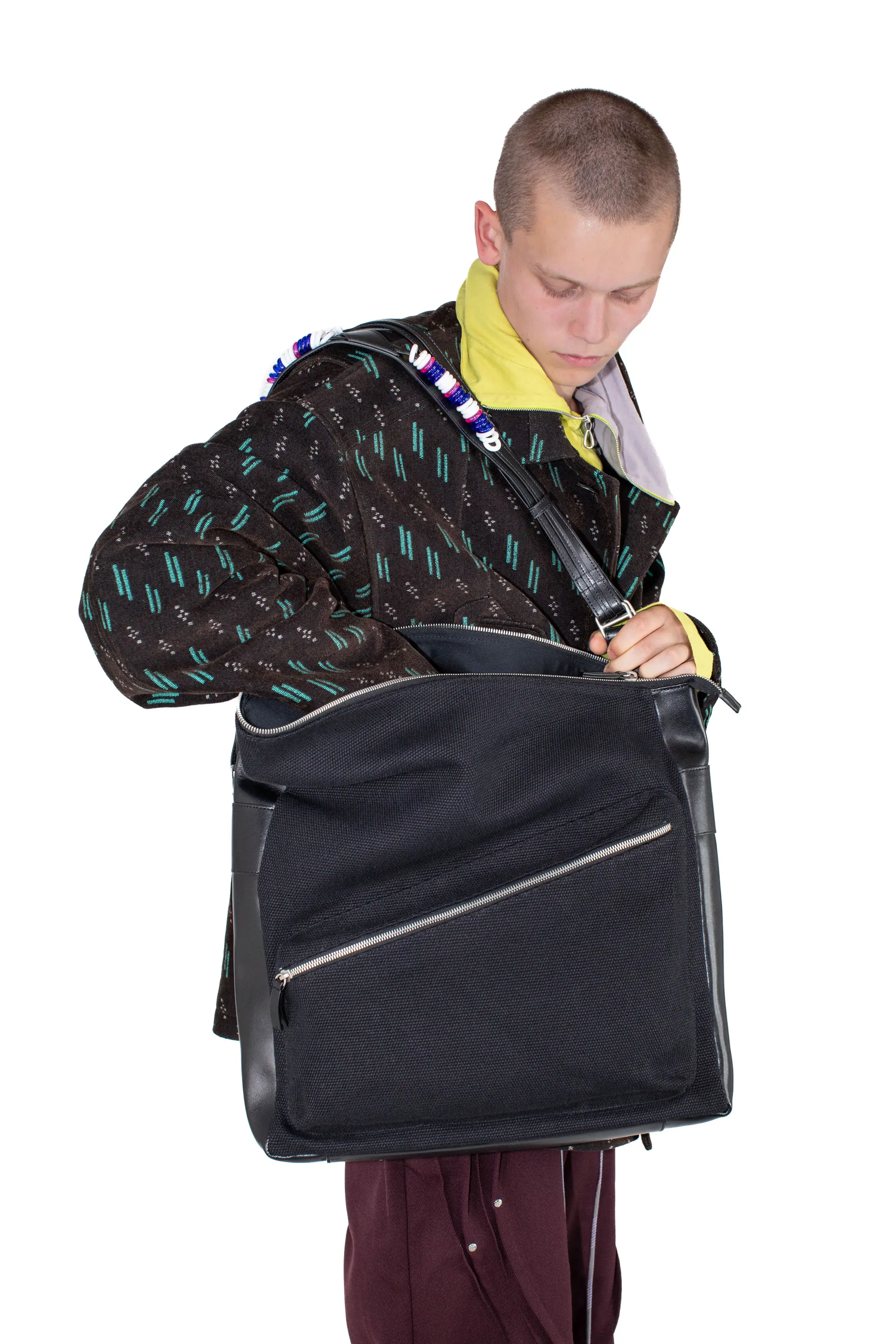 KIKO KOSTADINOV JAROCKA SHOULDER BAG - BLACK / MIDNIGHT