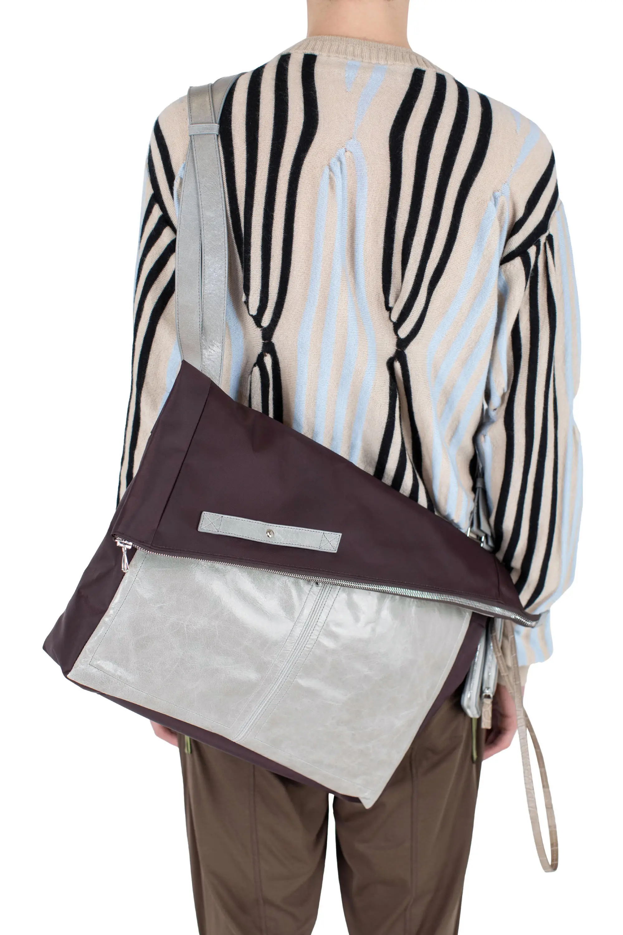 KIKO KOSTADINOV JAROCKA SHOULDER BAG - BROWN / CEMENT