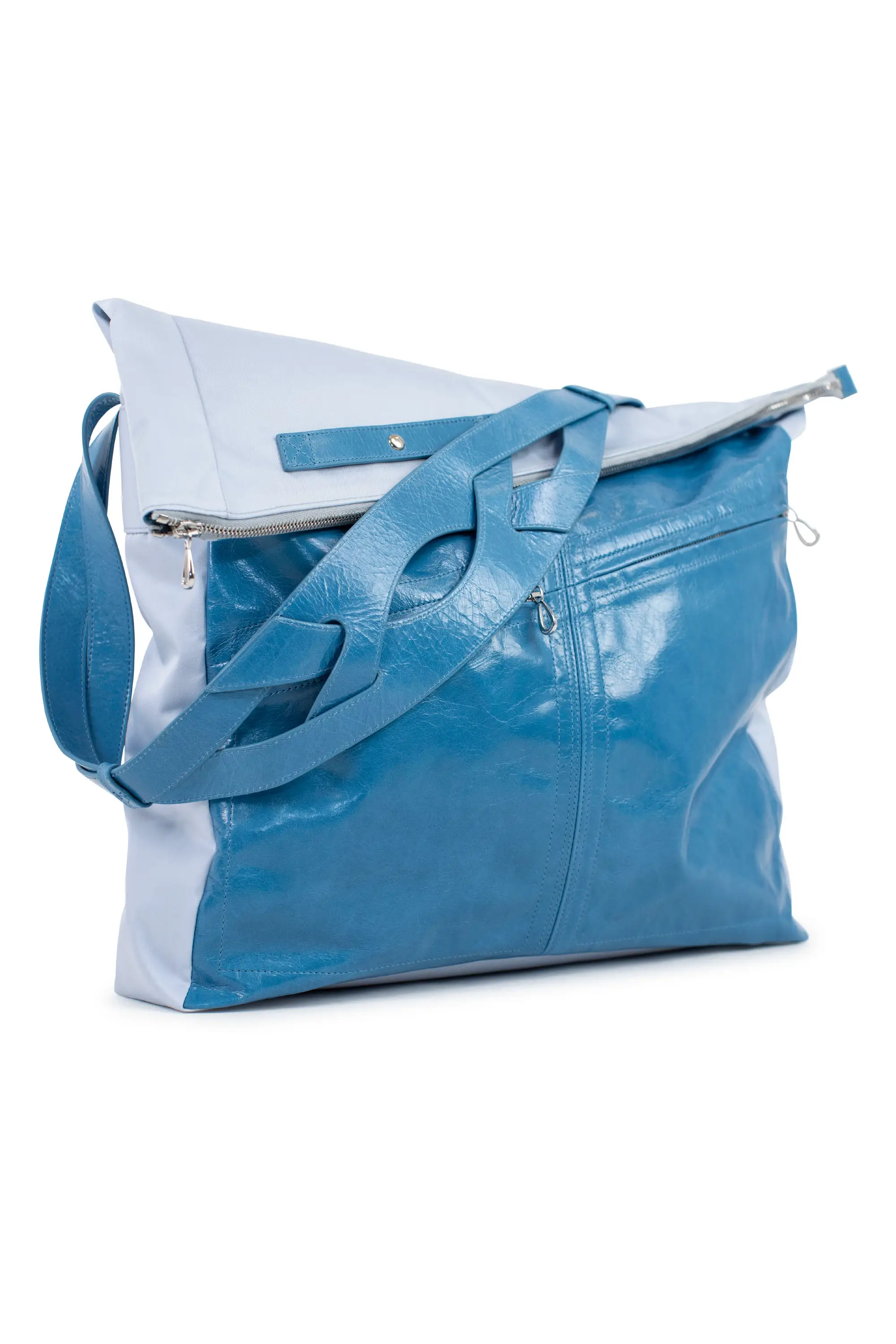 KIKO KOSTADINOV JAROCKA SHOULDER BAG - LIGHT BLUE/ SEA BLUE