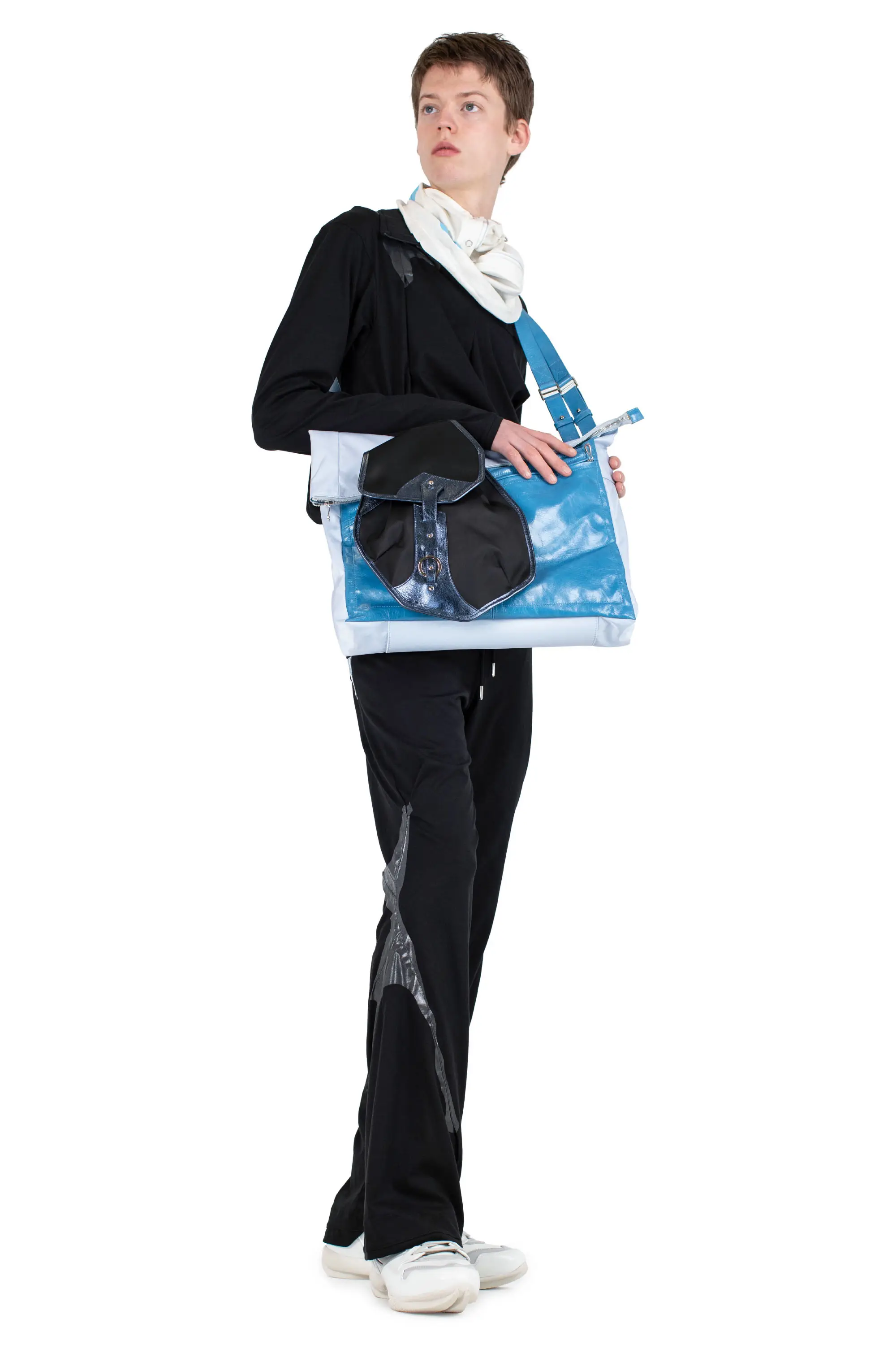 KIKO KOSTADINOV JAROCKA SHOULDER BAG - LIGHT BLUE/ SEA BLUE