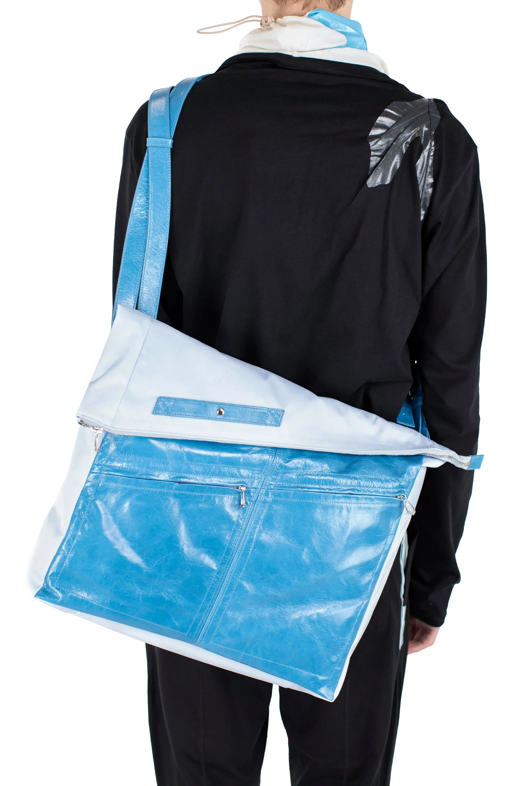 KIKO KOSTADINOV JAROCKA SHOULDER BAG - LIGHT BLUE/ SEA BLUE