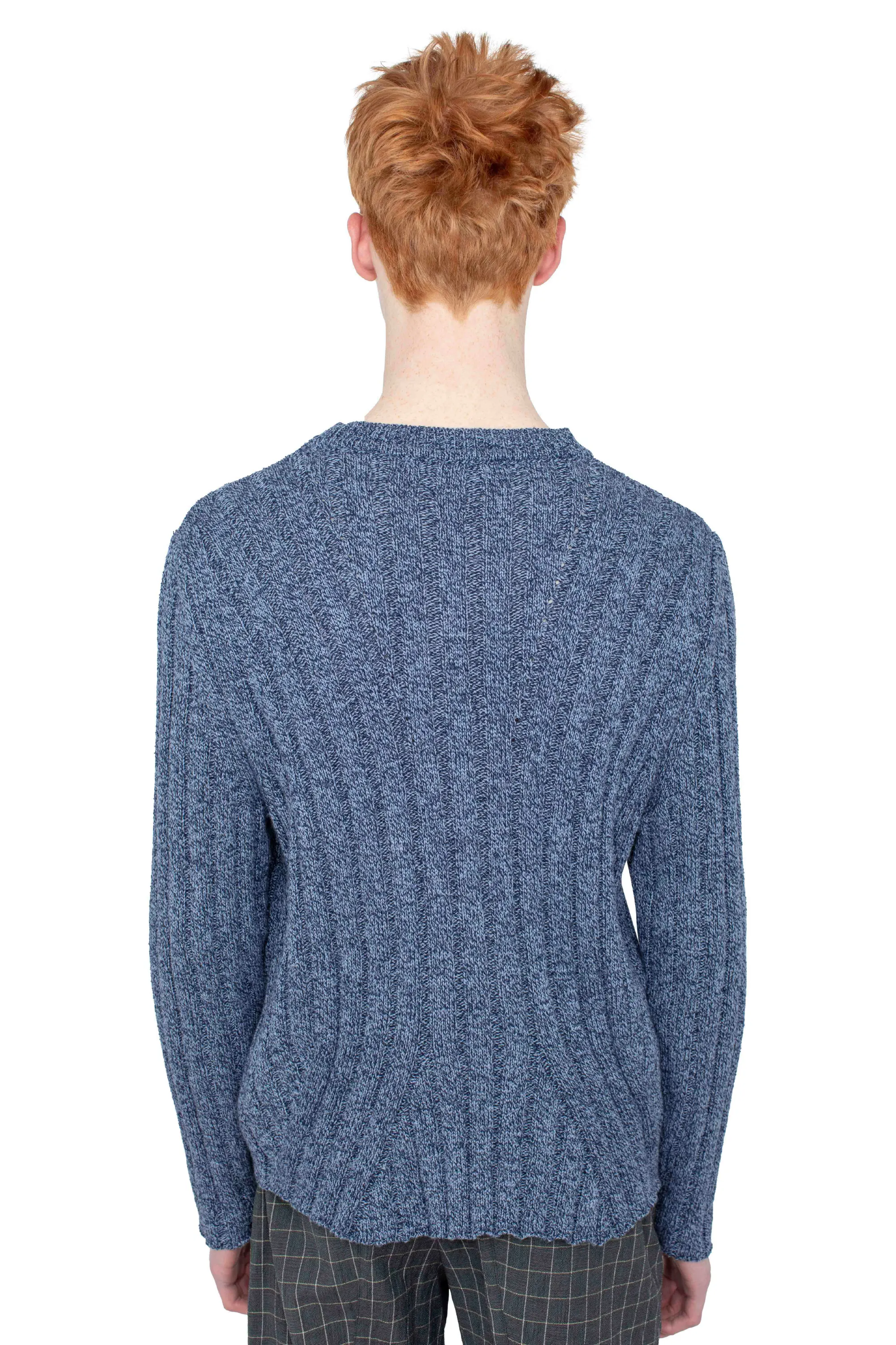 KIKO KOSTADINOV KADA KNIT PULLOVER - BLUE MELANGE