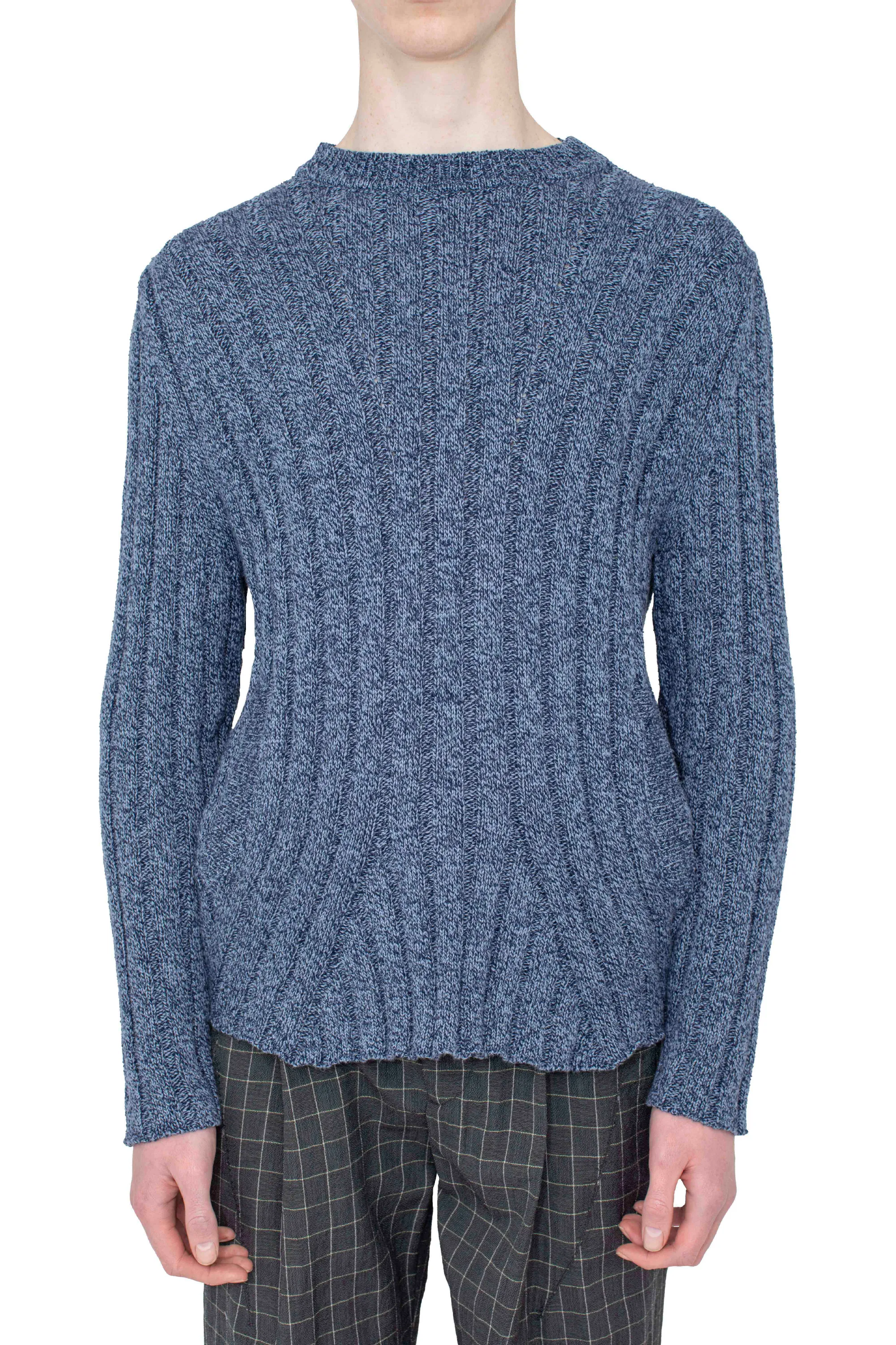 KIKO KOSTADINOV KADA KNIT PULLOVER - BLUE MELANGE