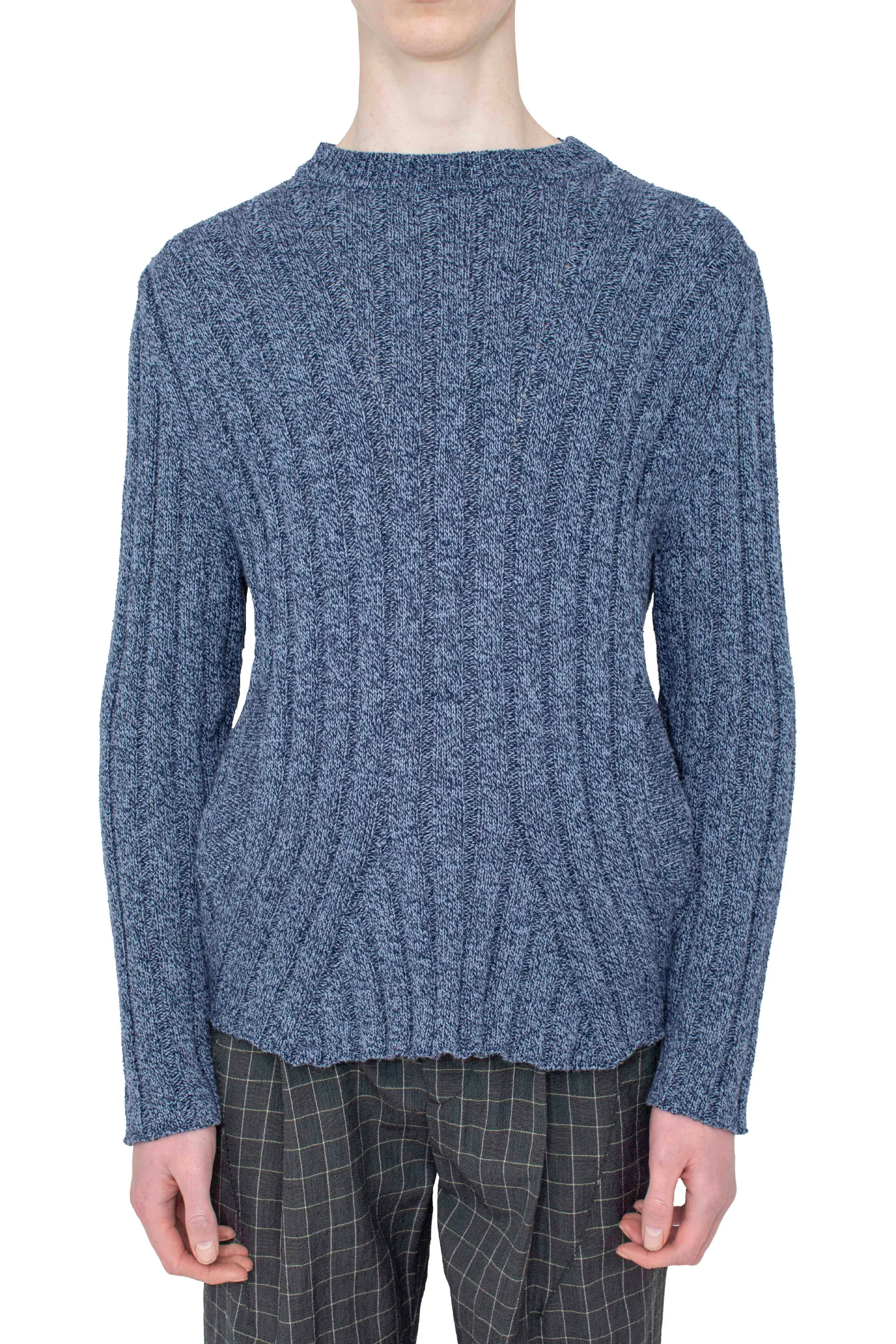 KIKO KOSTADINOV KADA KNIT PULLOVER - BLUE MELANGE