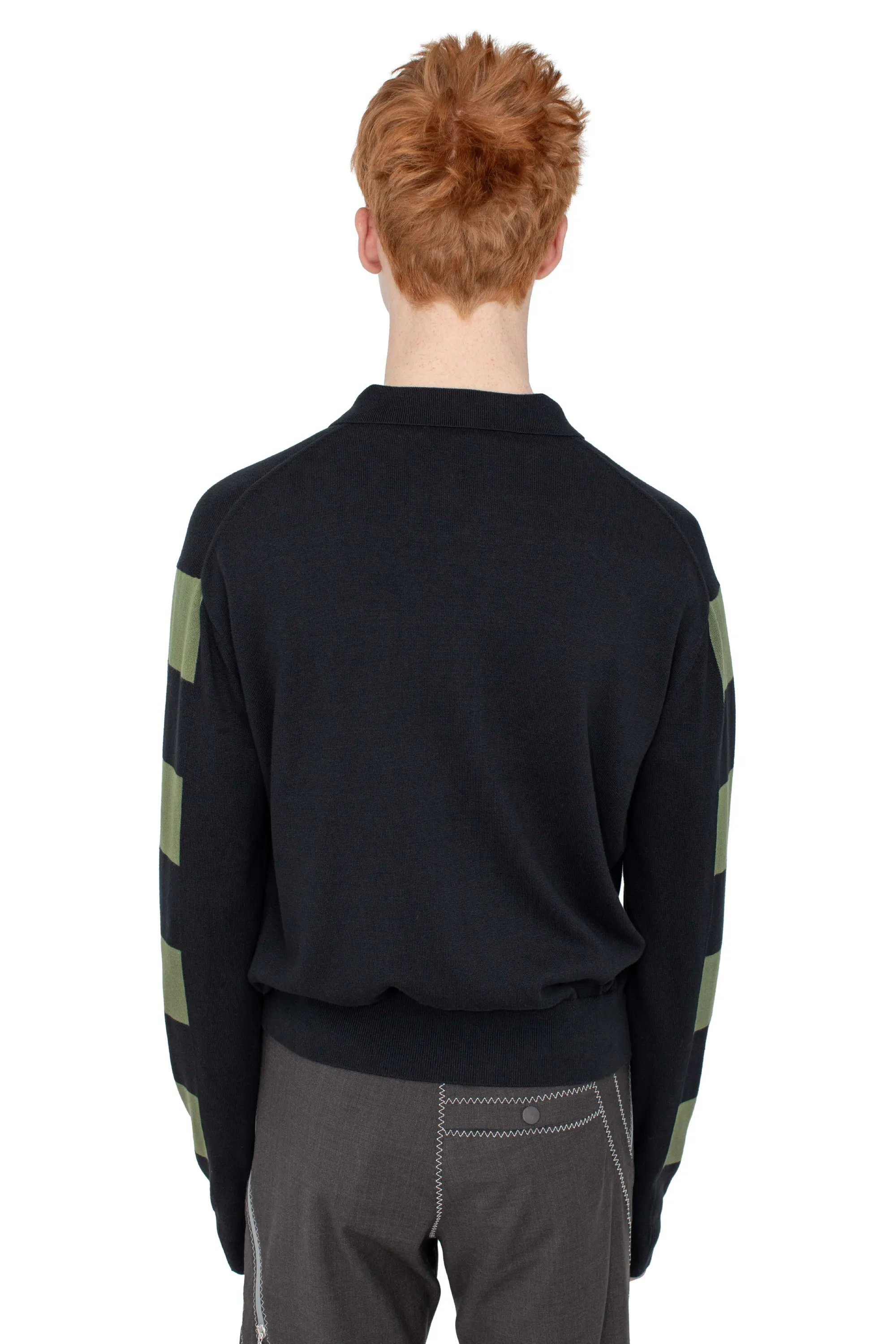 KIKO KOSTADINOV KEST CARDIGAN - BLACK & FERN