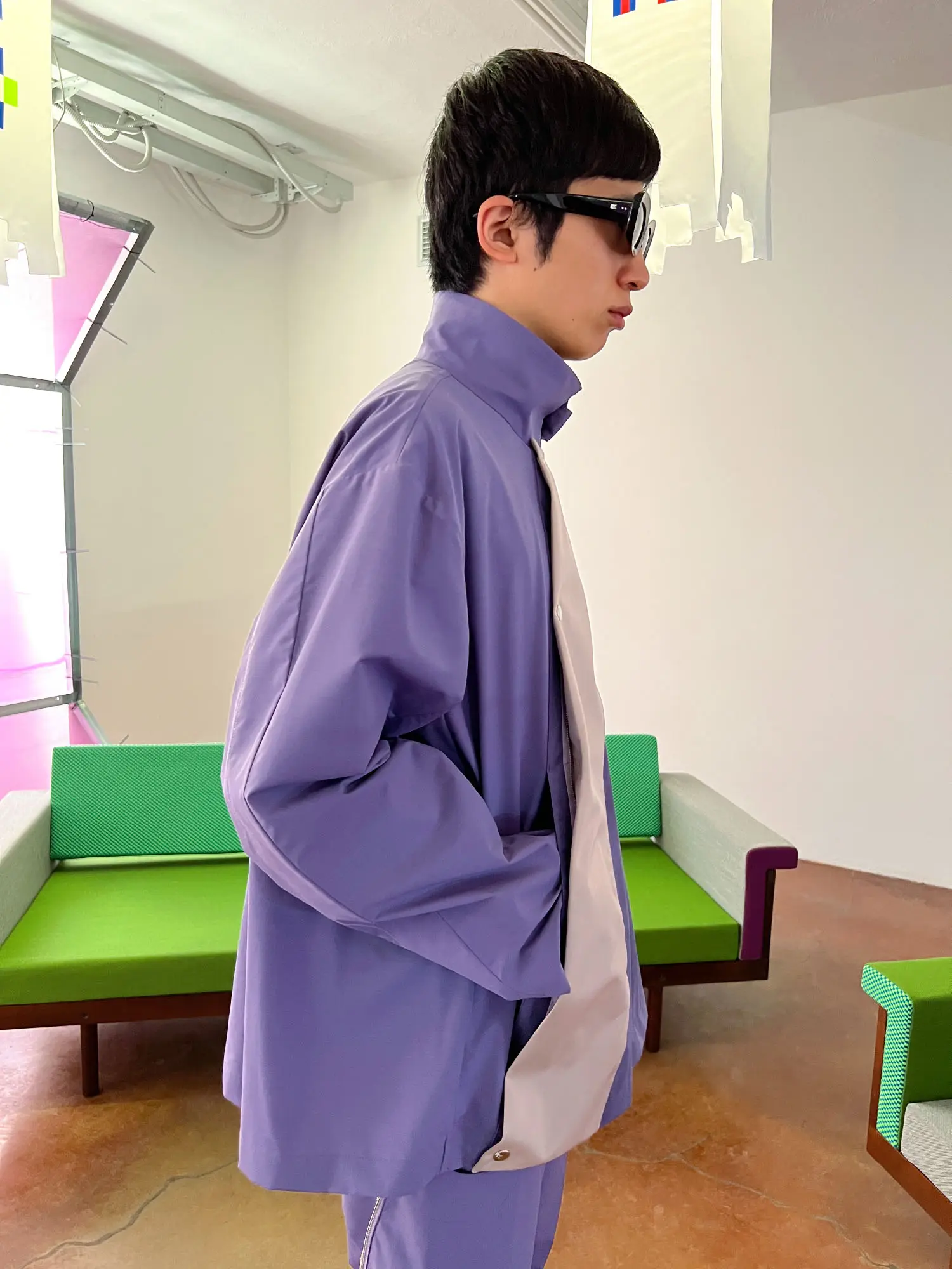 KIKO KOSTADINOV – KK. Loro Piana Jacket. 05 Lilac/Coral