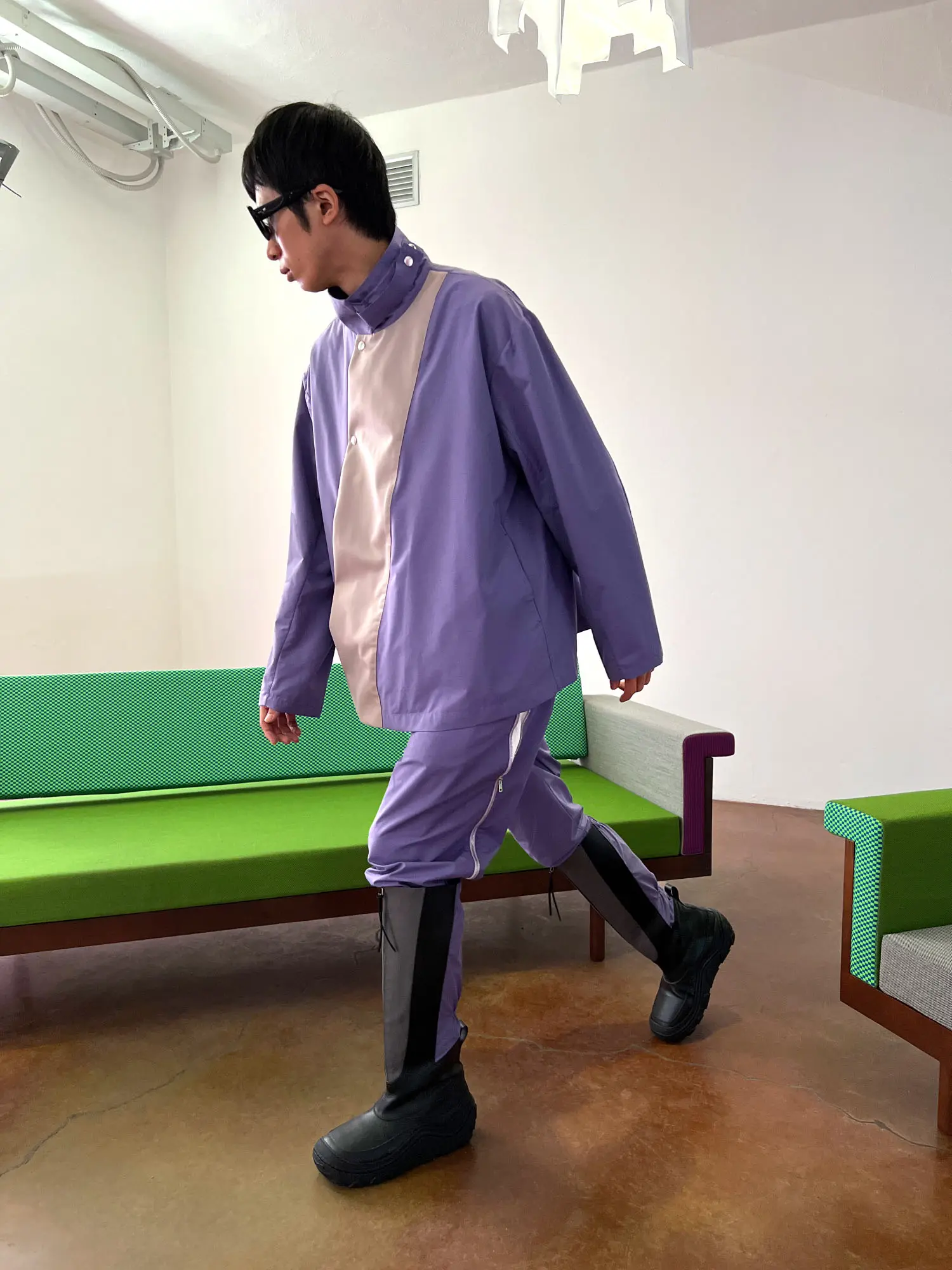 KIKO KOSTADINOV – KK. Loro Piana Jacket. 05 Lilac/Coral