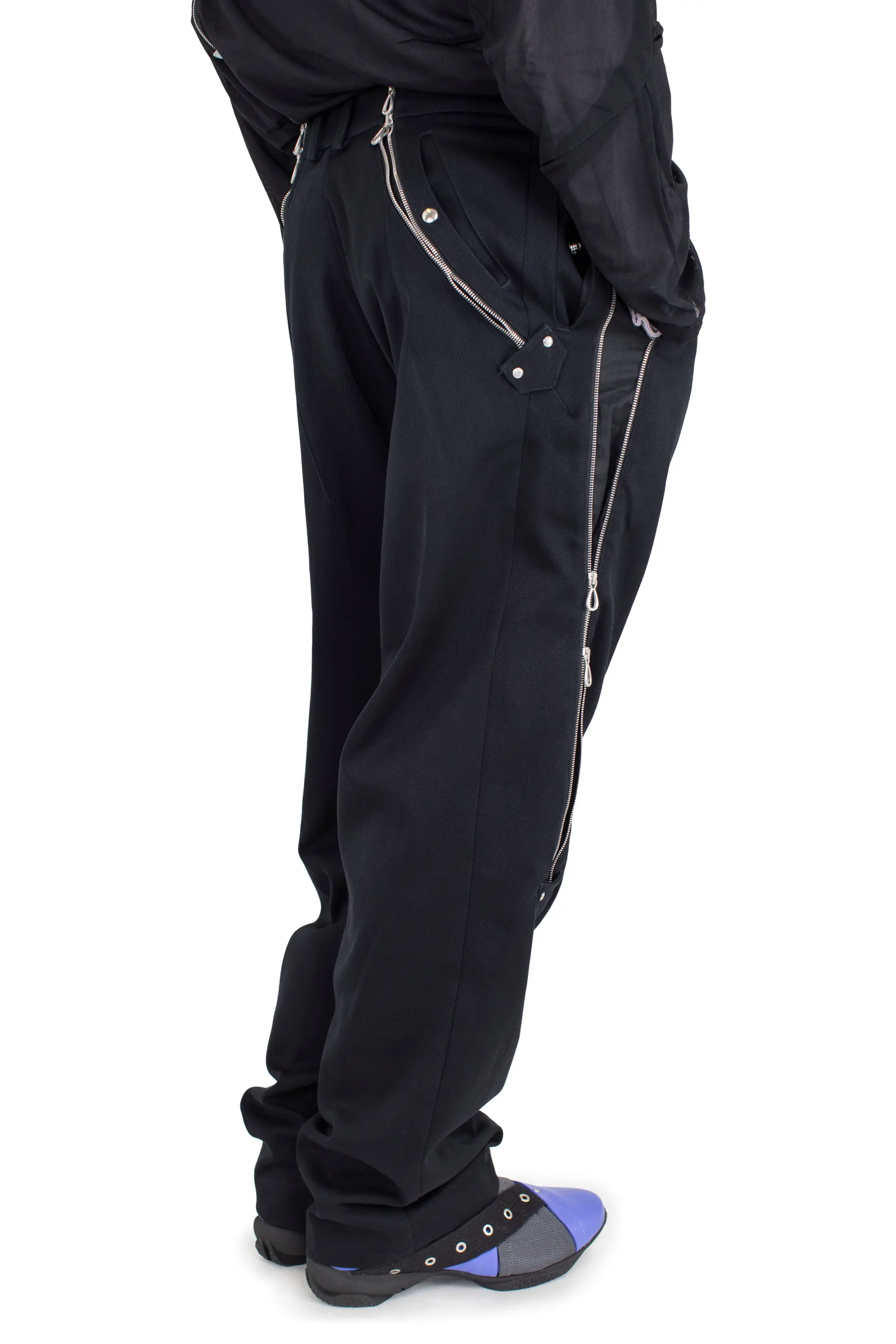 KIKO KOSTADINOV KNOX TROUSER W ZIP BLACK