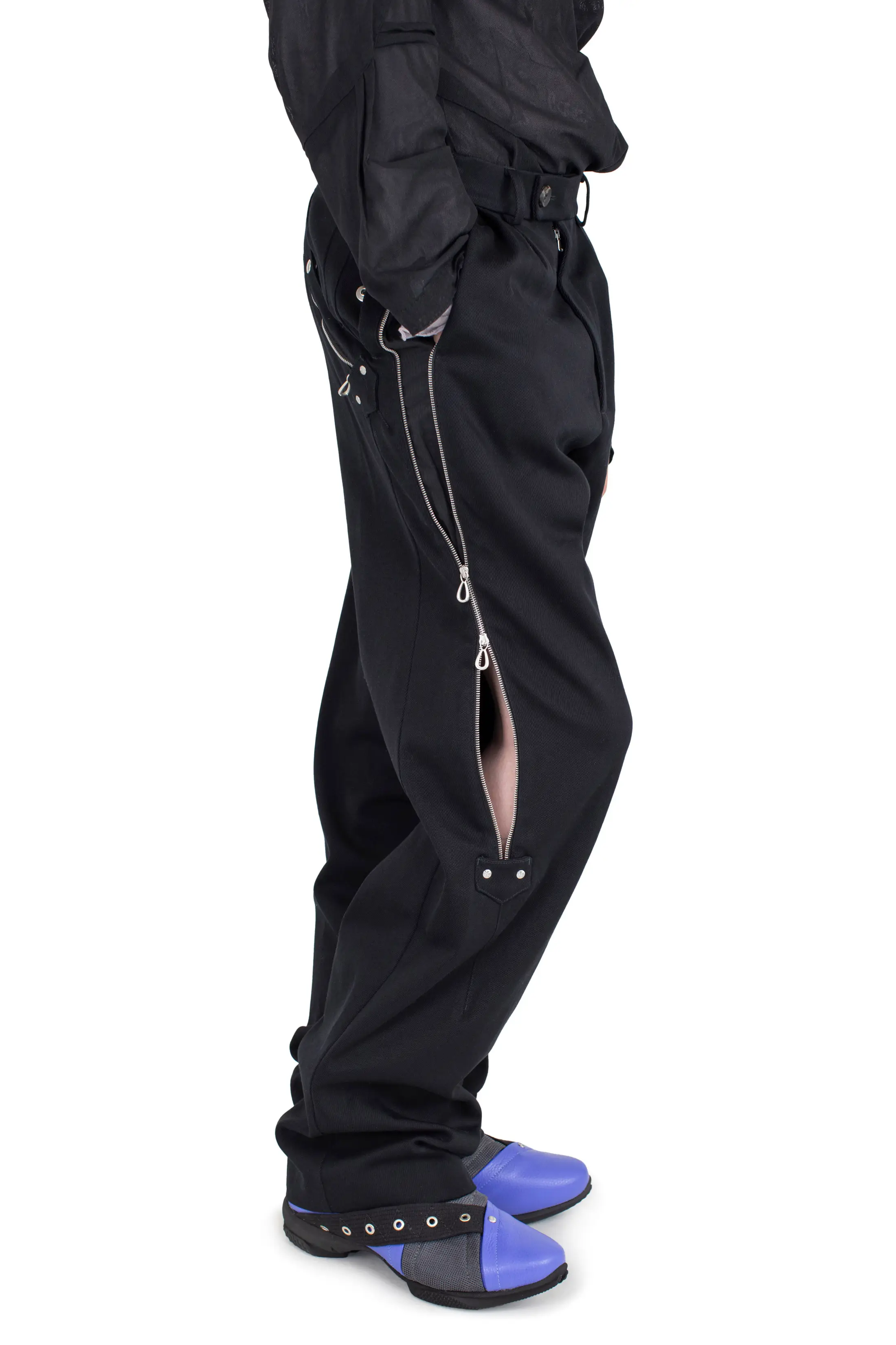 KIKO KOSTADINOV KNOX TROUSER W ZIP BLACK