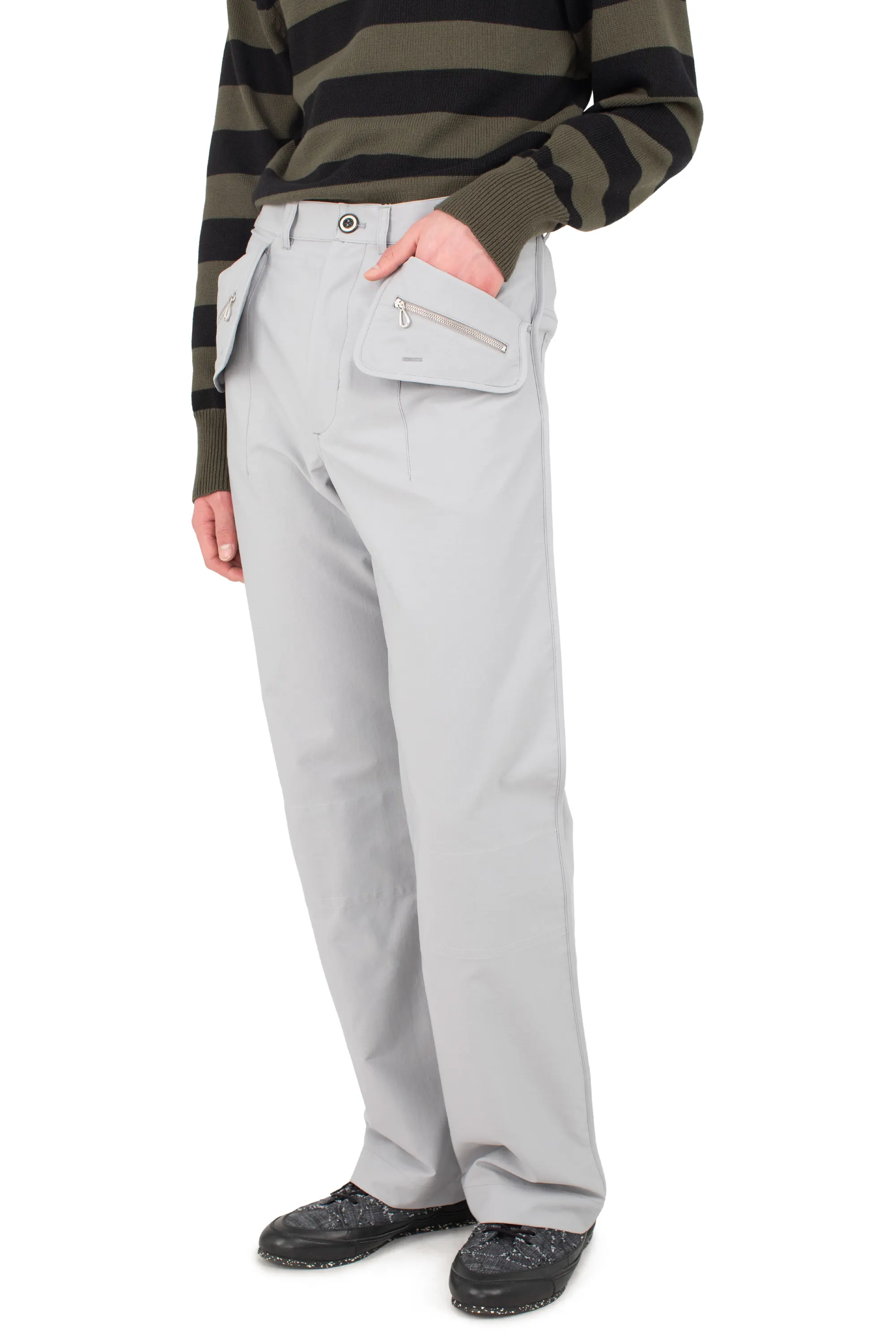 KOMLO TROUSER - PEBBLE GREY – KIKO KOSTADINOV