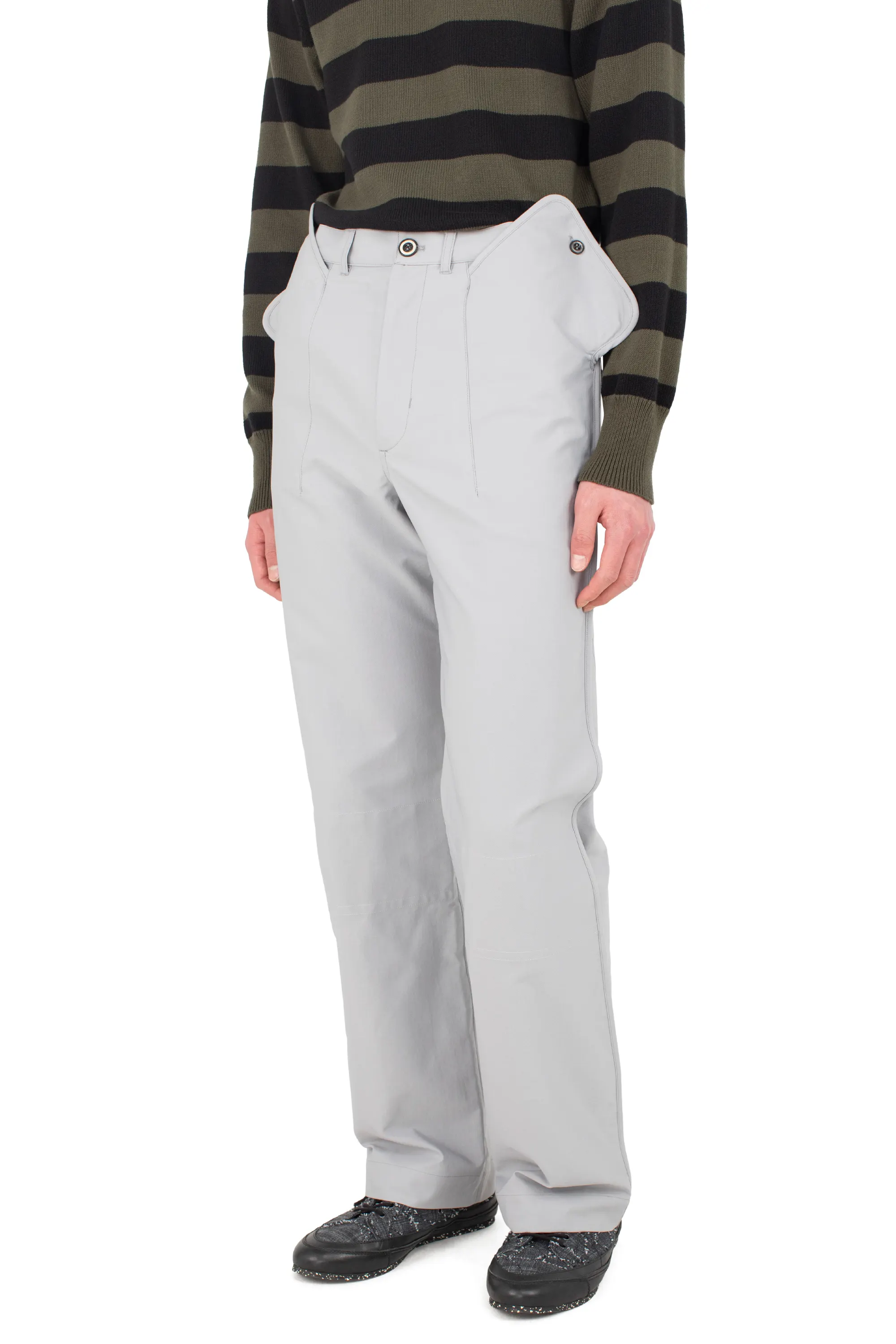 KOMLO TROUSER - PEBBLE GREY – KIKO KOSTADINOV