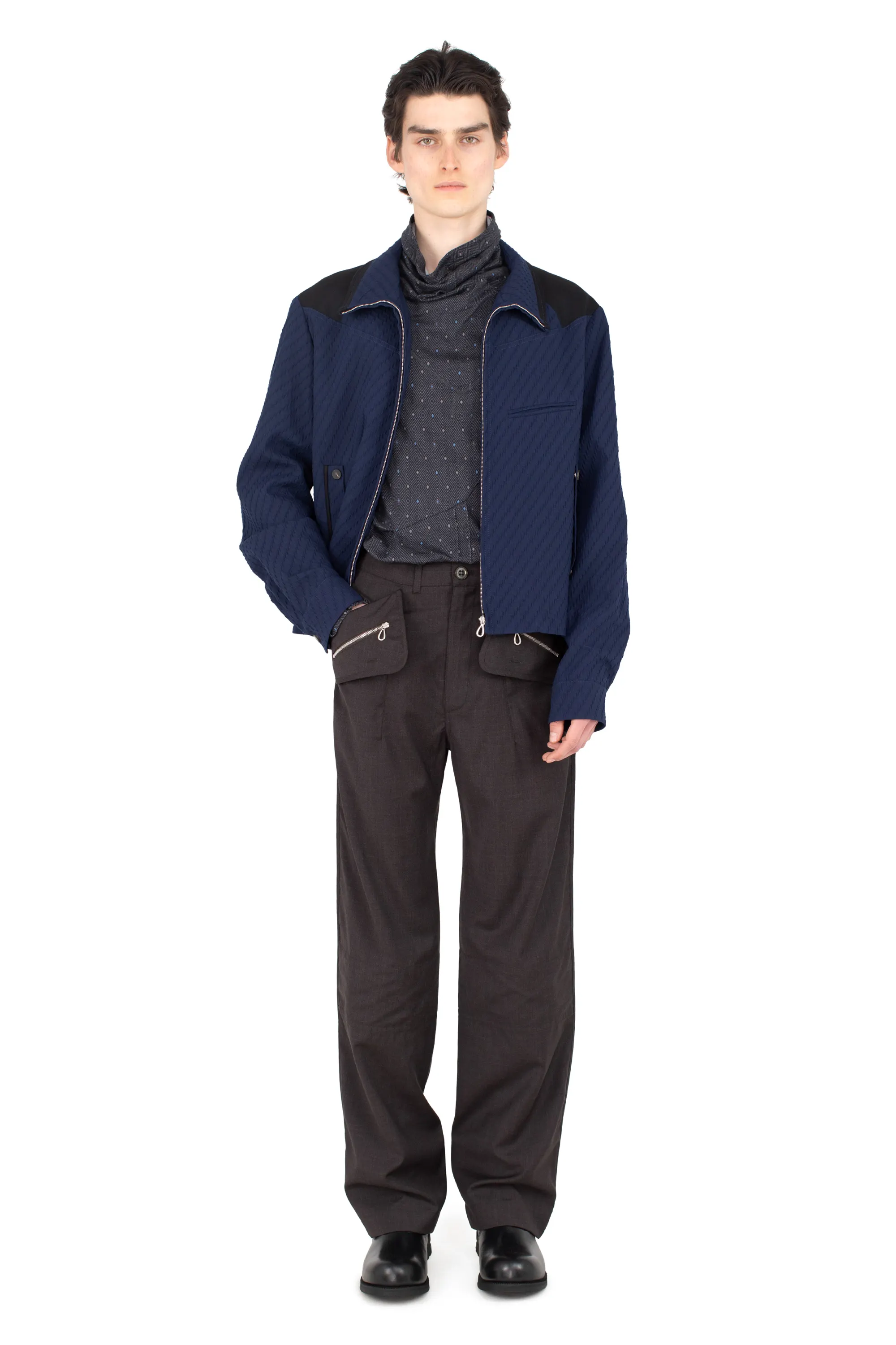 KIKO KOSTADINOV KOMLO TROUSER - UMBER BROWN