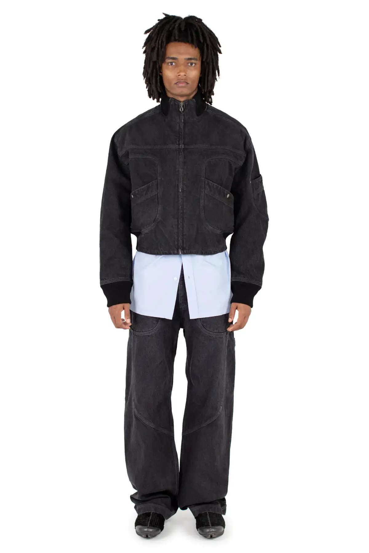 ジャケット・アウター KIKO KOSTADINOV KOLMAN BOMBER JACKET Kiko Kostadinov Black Kolman Bomber Jacket Kiko Kostadinov