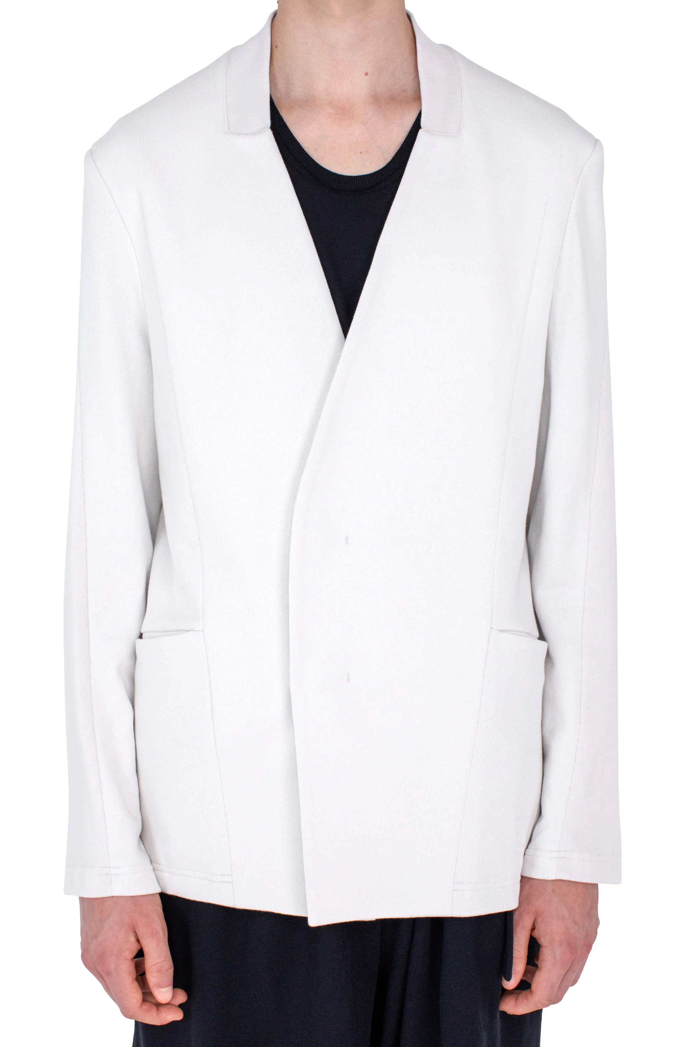 KIKO KOSTADINOV KORU SLIM BLAZER - ECRU