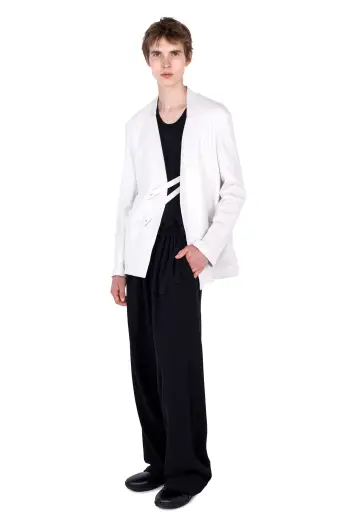 KIKO KOSTADINOV KORU SLIM BLAZER - ECRU