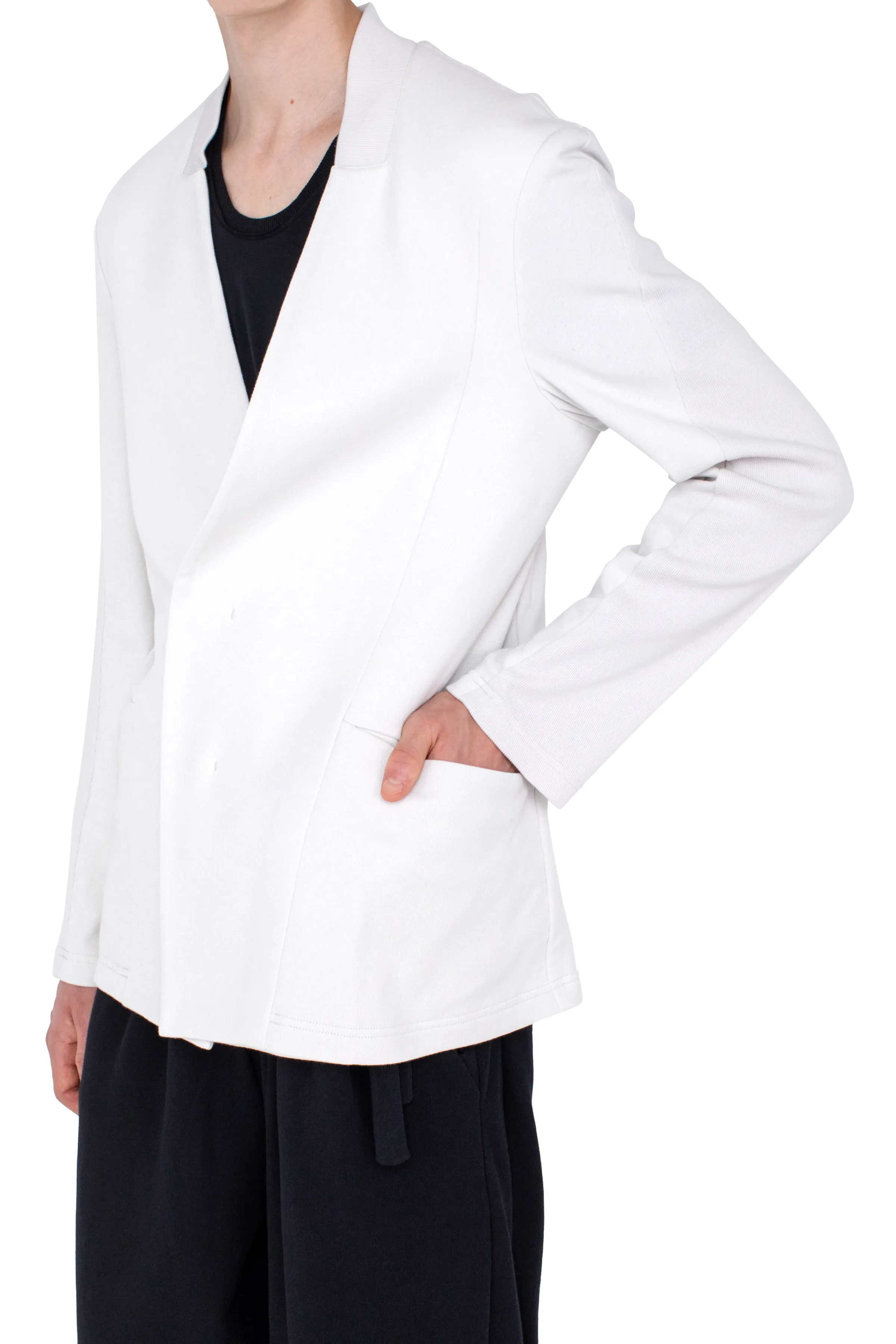 KIKO KOSTADINOV KORU SLIM BLAZER - ECRU