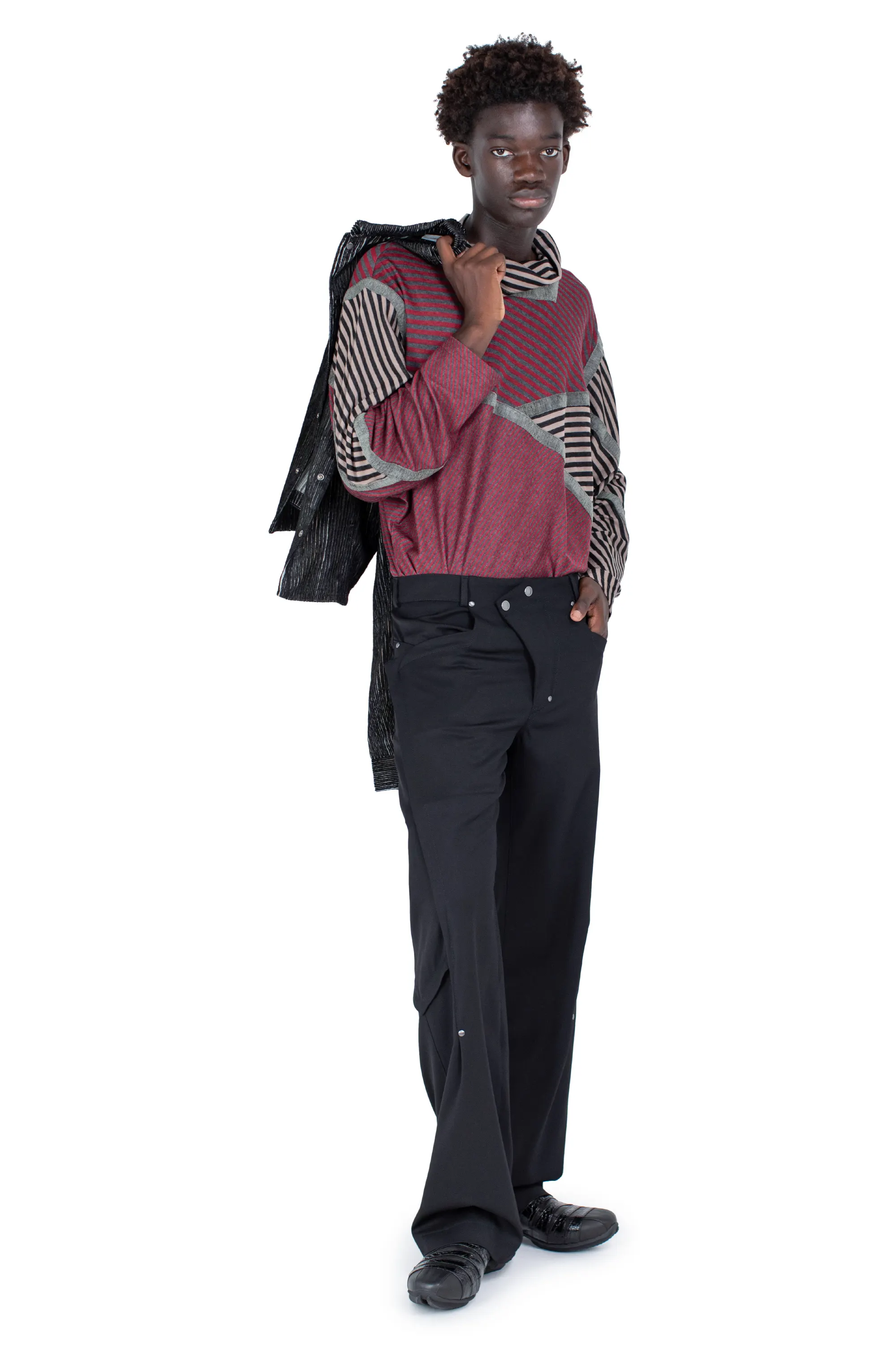 KRANER TROUSER - CROW BLACK – KIKO KOSTADINOV