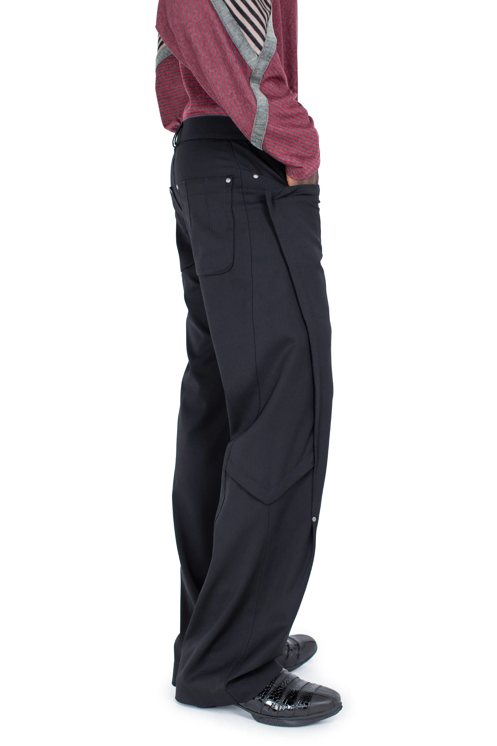 KRANER TROUSER - CROW BLACK – KIKO KOSTADINOV