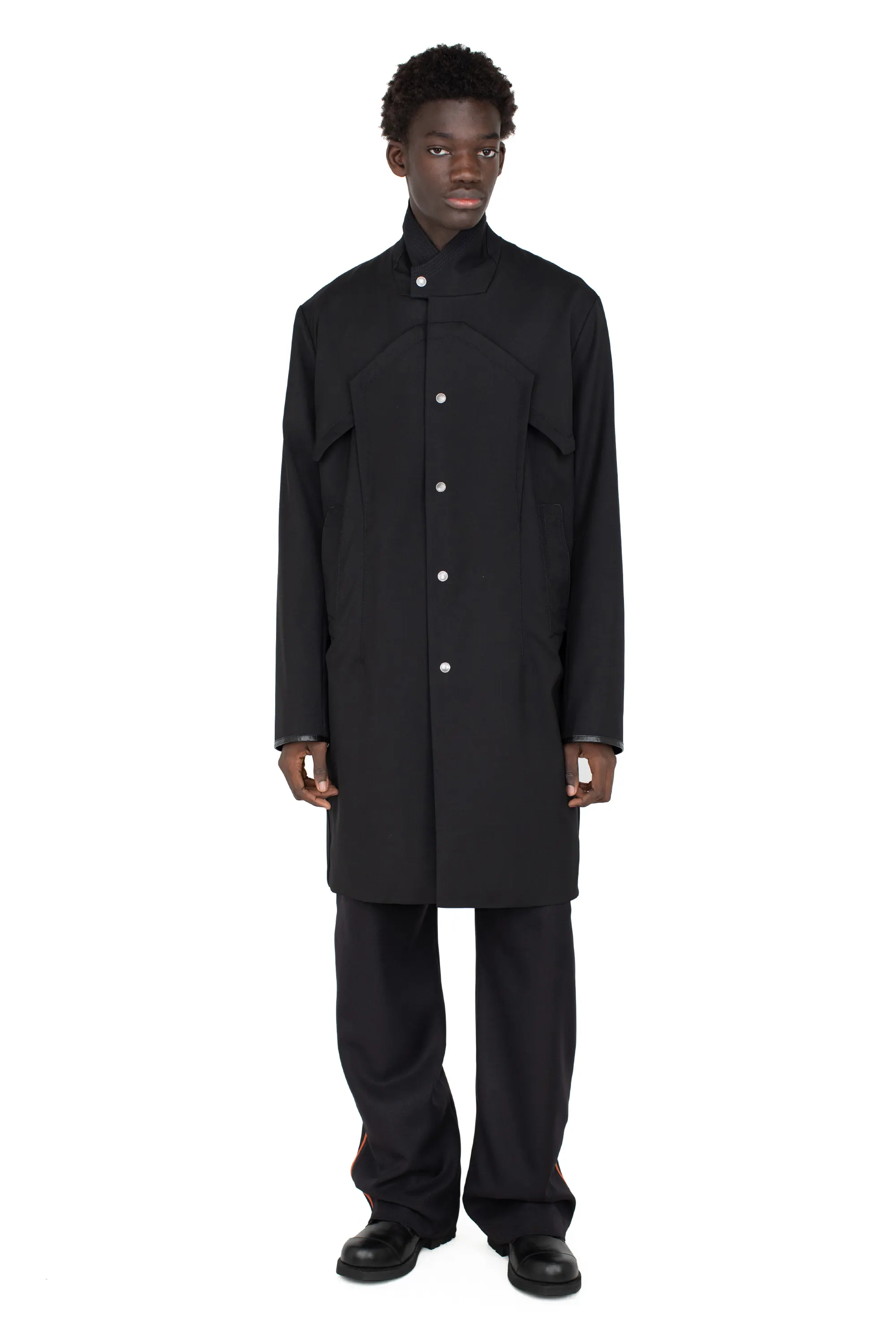 コウ KRANER WOOL COAT - CROW BLACK – KIKO KOSTADINOV